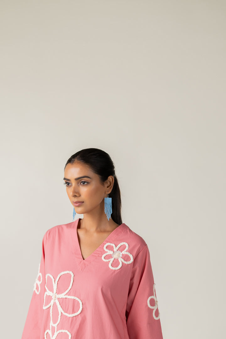 Dusky Bloom Kurta Co-Ord- SS