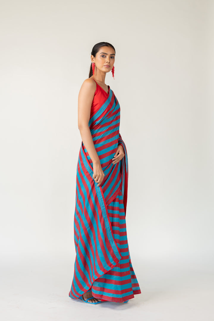 Metro Stripes Saree- SS