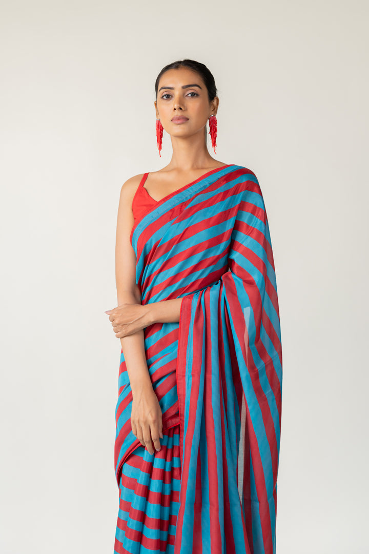 Metro Stripes Saree- SS