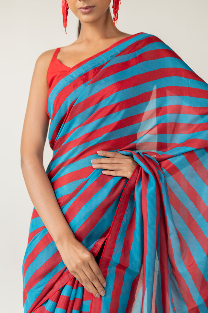 Metro Stripes Saree- SS