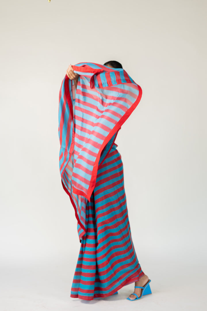 Metro Stripes Saree- SS