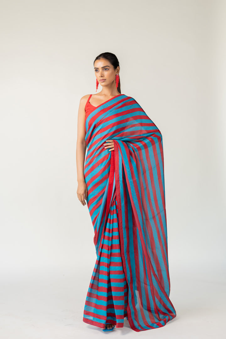 Metro Stripes Saree- SS