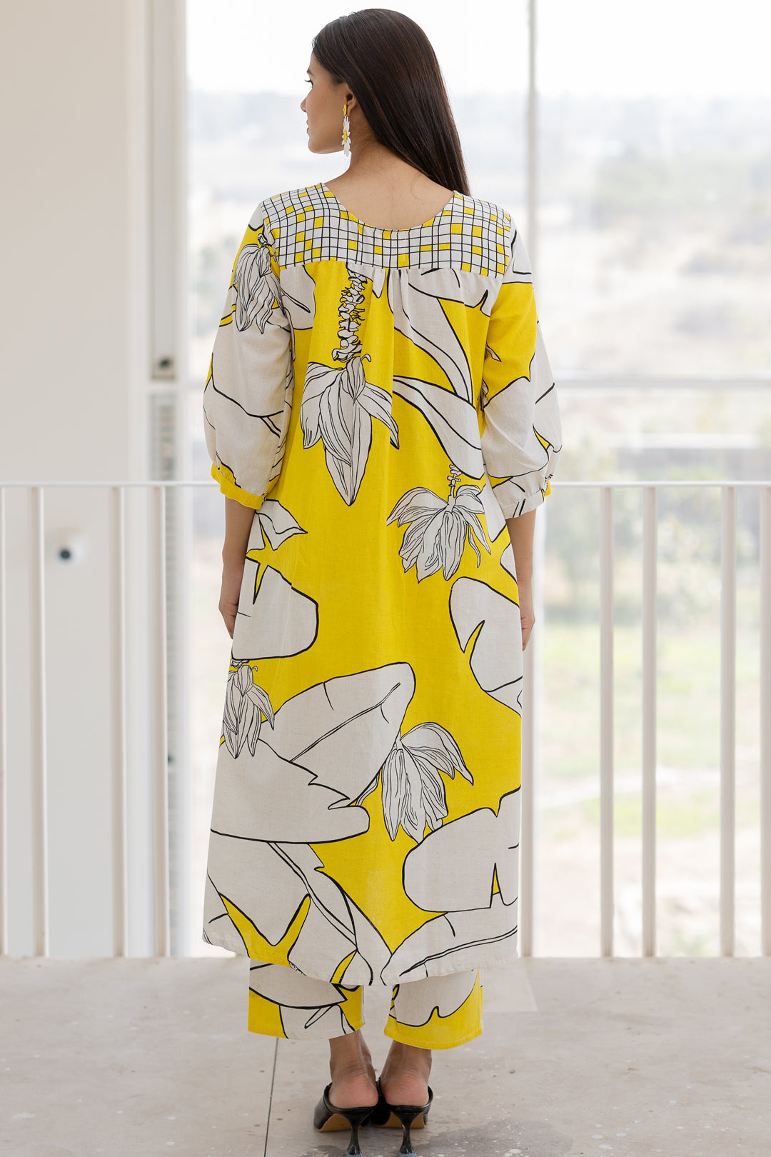 Plantain Orchard Button Down kurta set- SS