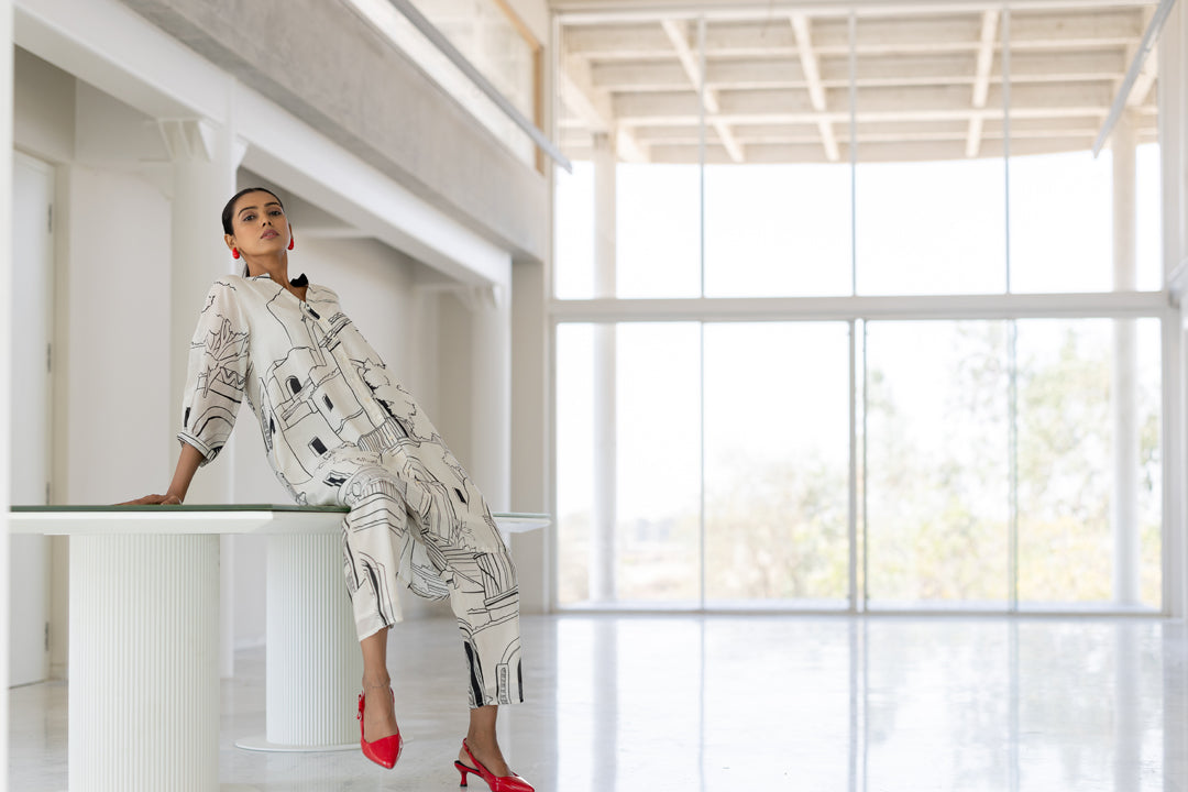 Mediterranean Lanes Co-Ord- SS