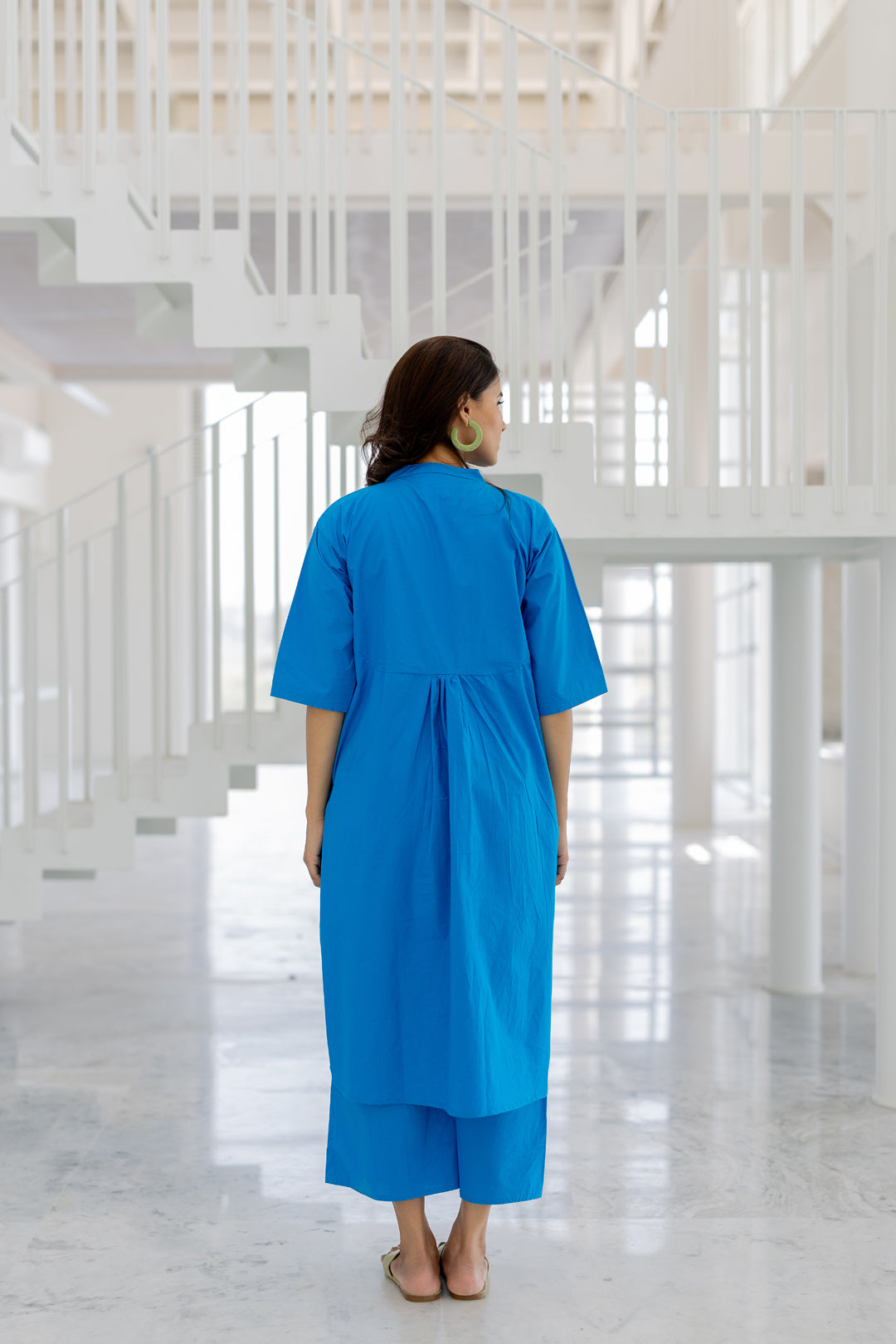 Azure Horizon Tunic Co-Ord- SS