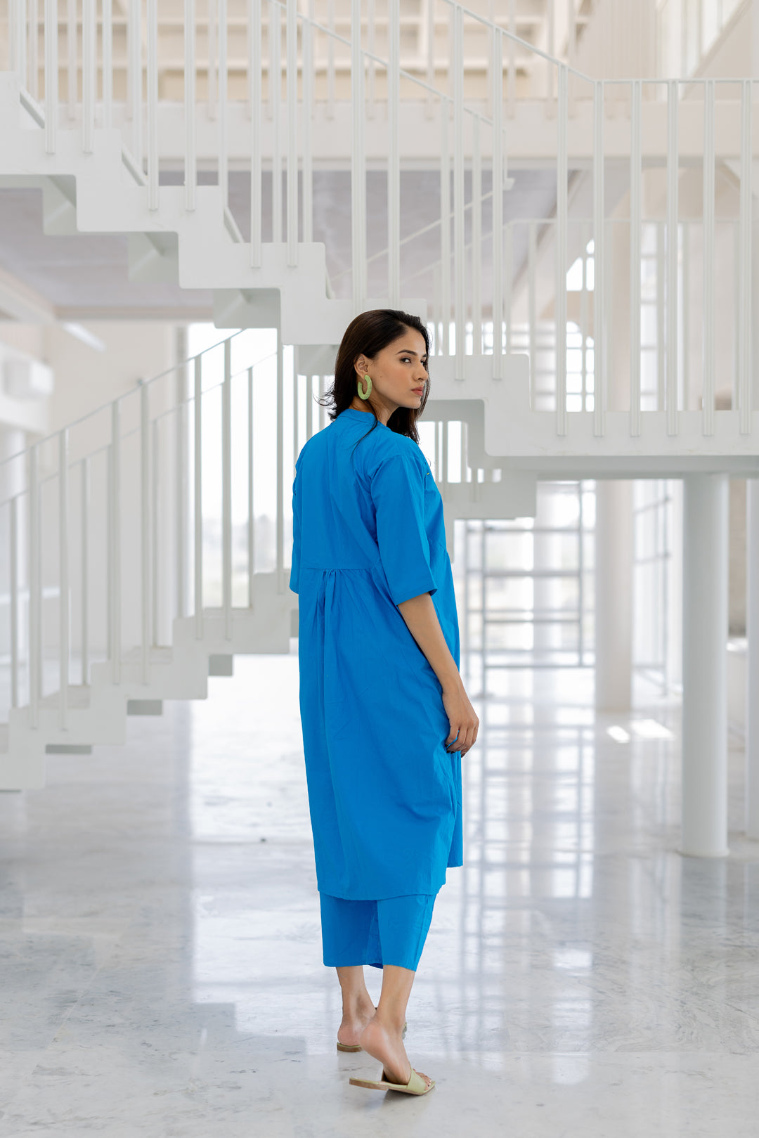 Azure Horizon Tunic Co-Ord- SS