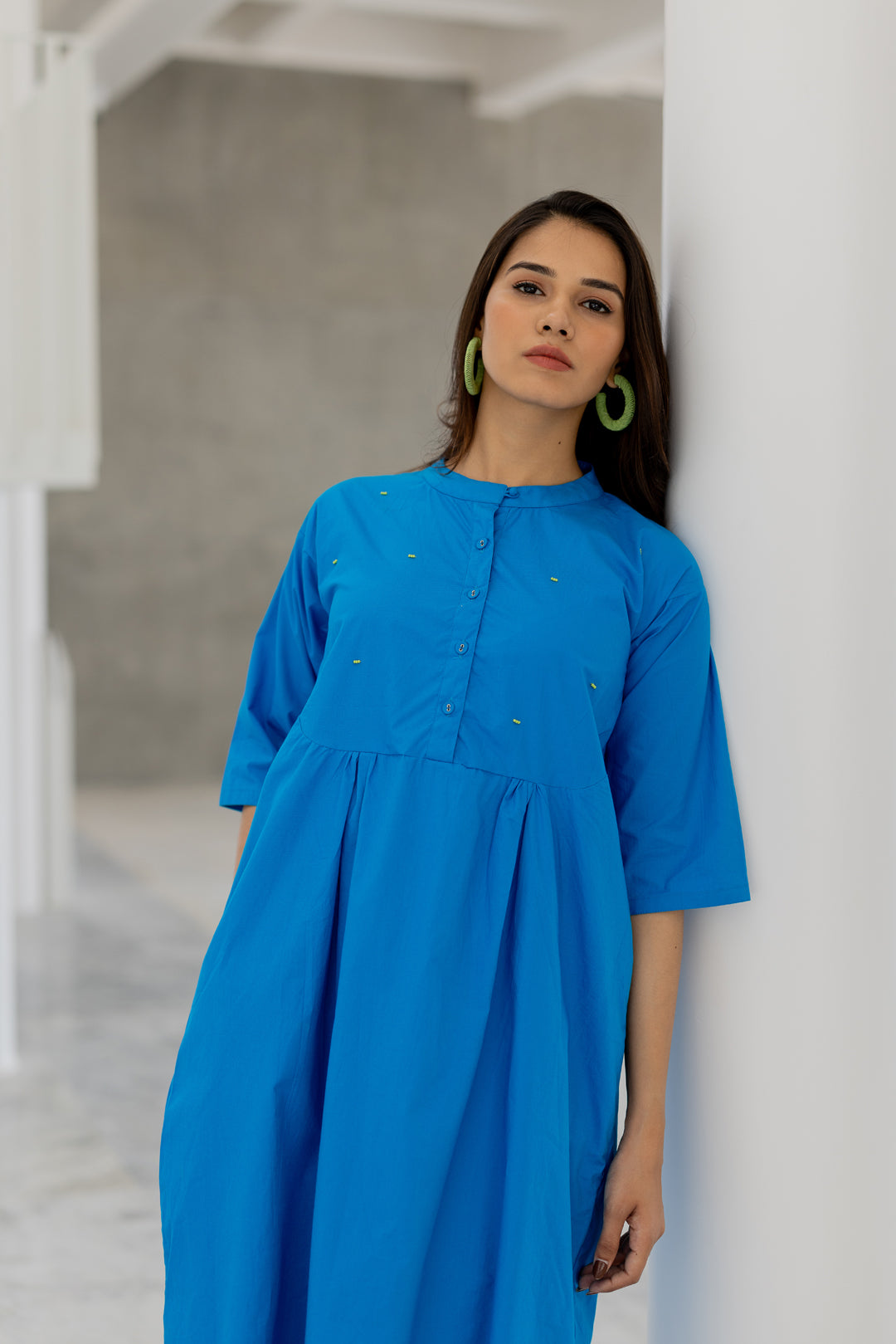 Azure Horizon Tunic Co-Ord- SS