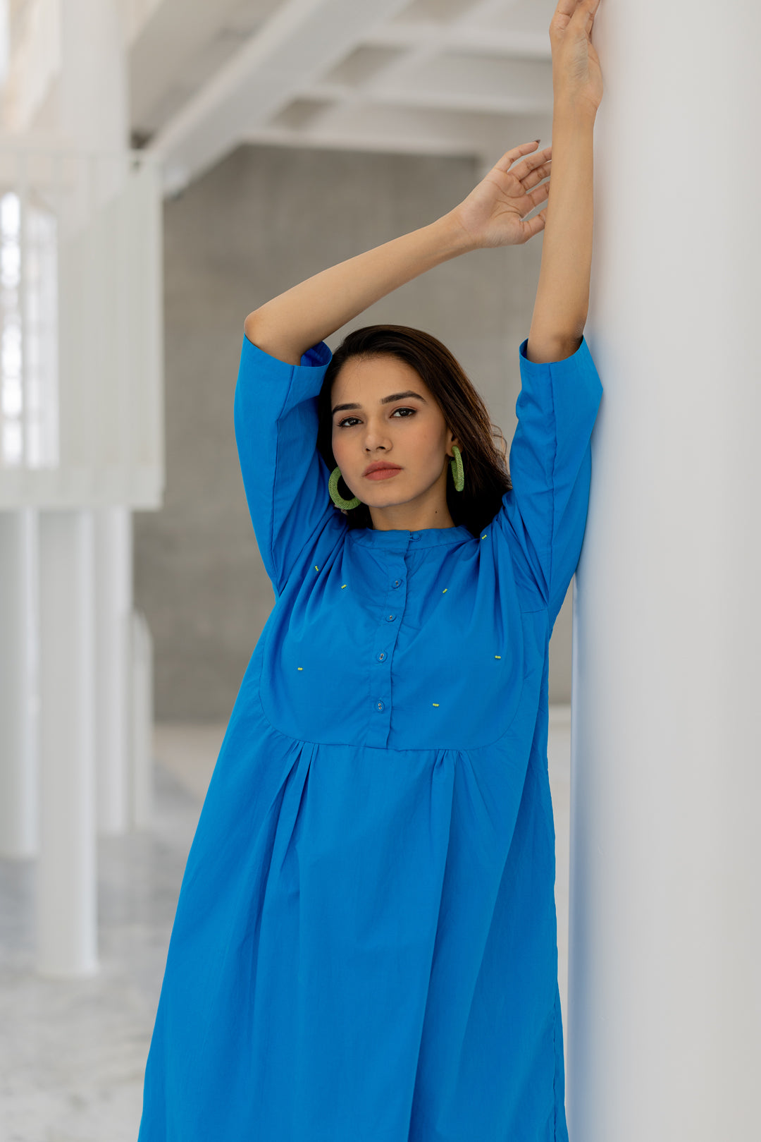 Azure Horizon Tunic Co-Ord- SS