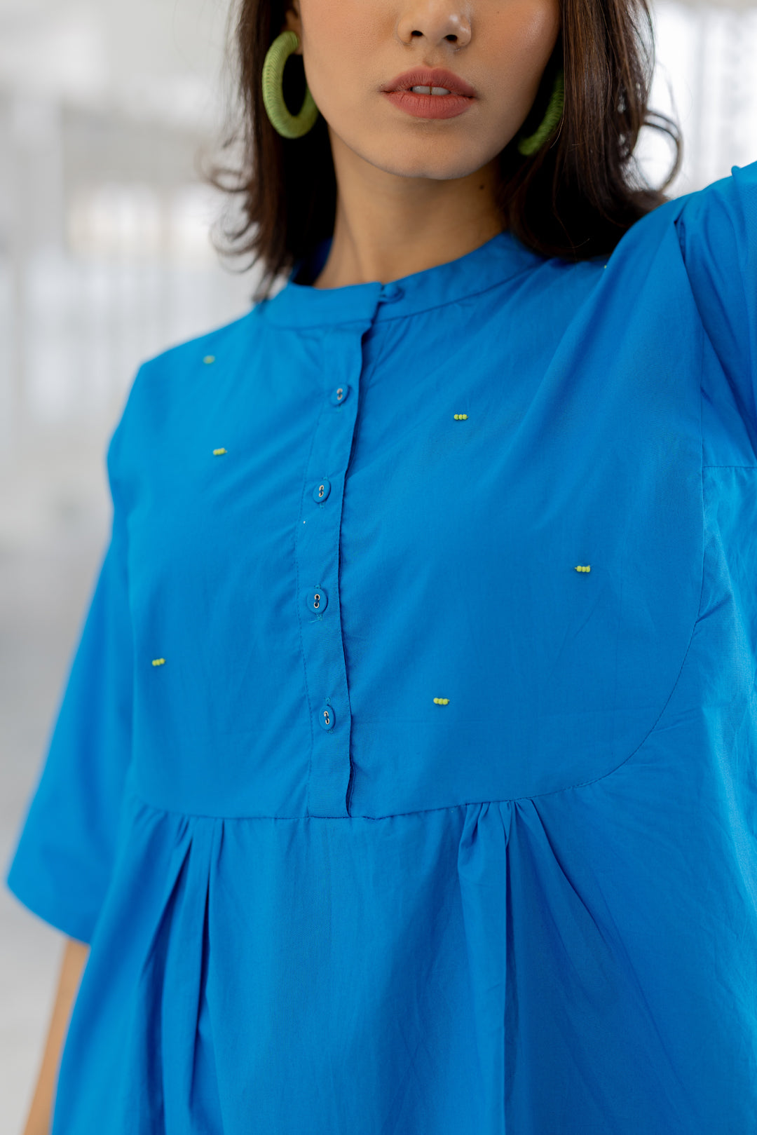 Azure Horizon Tunic Co-Ord- SS