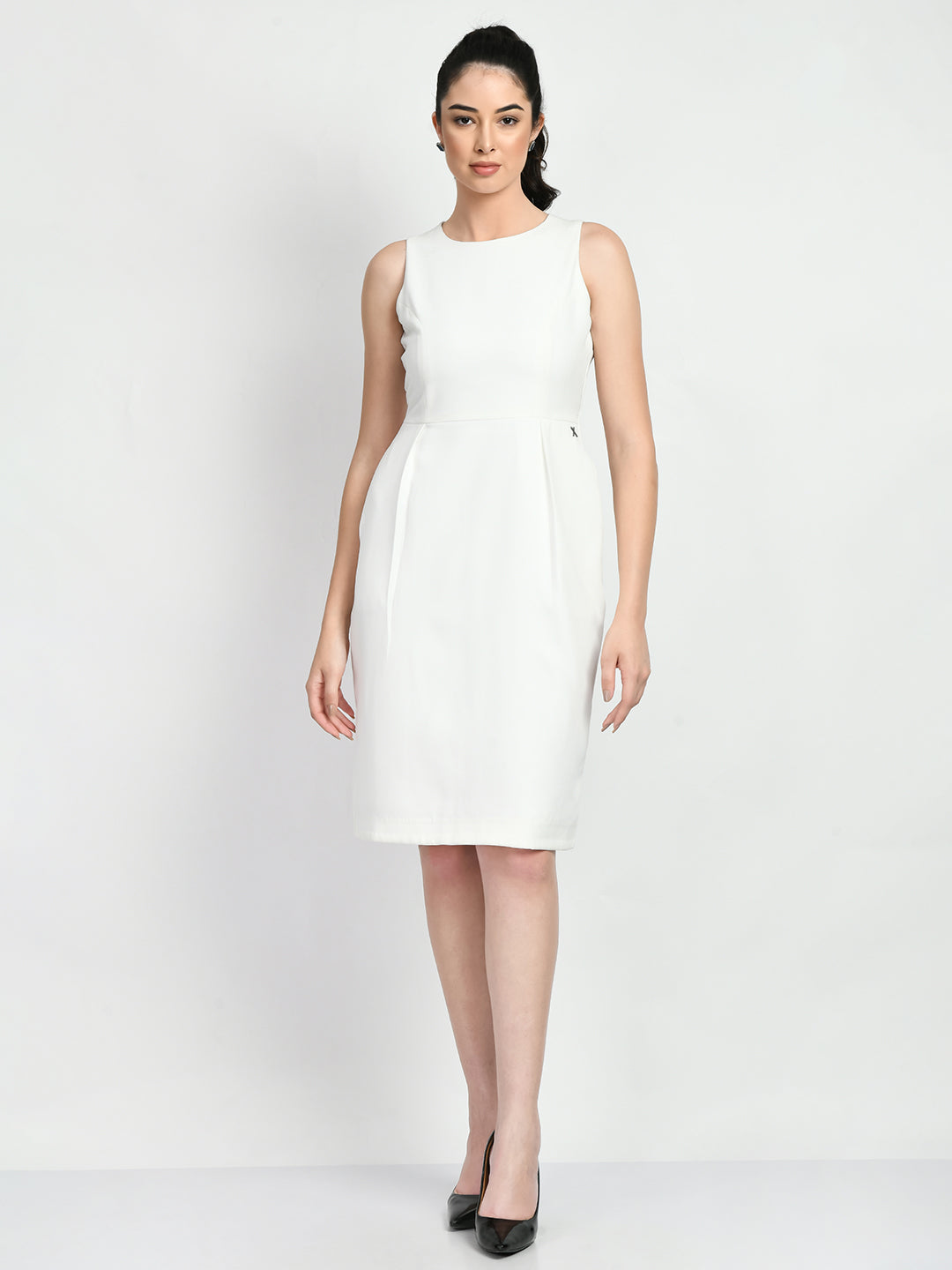 Exude Courage Sleeveless Sheath Dress