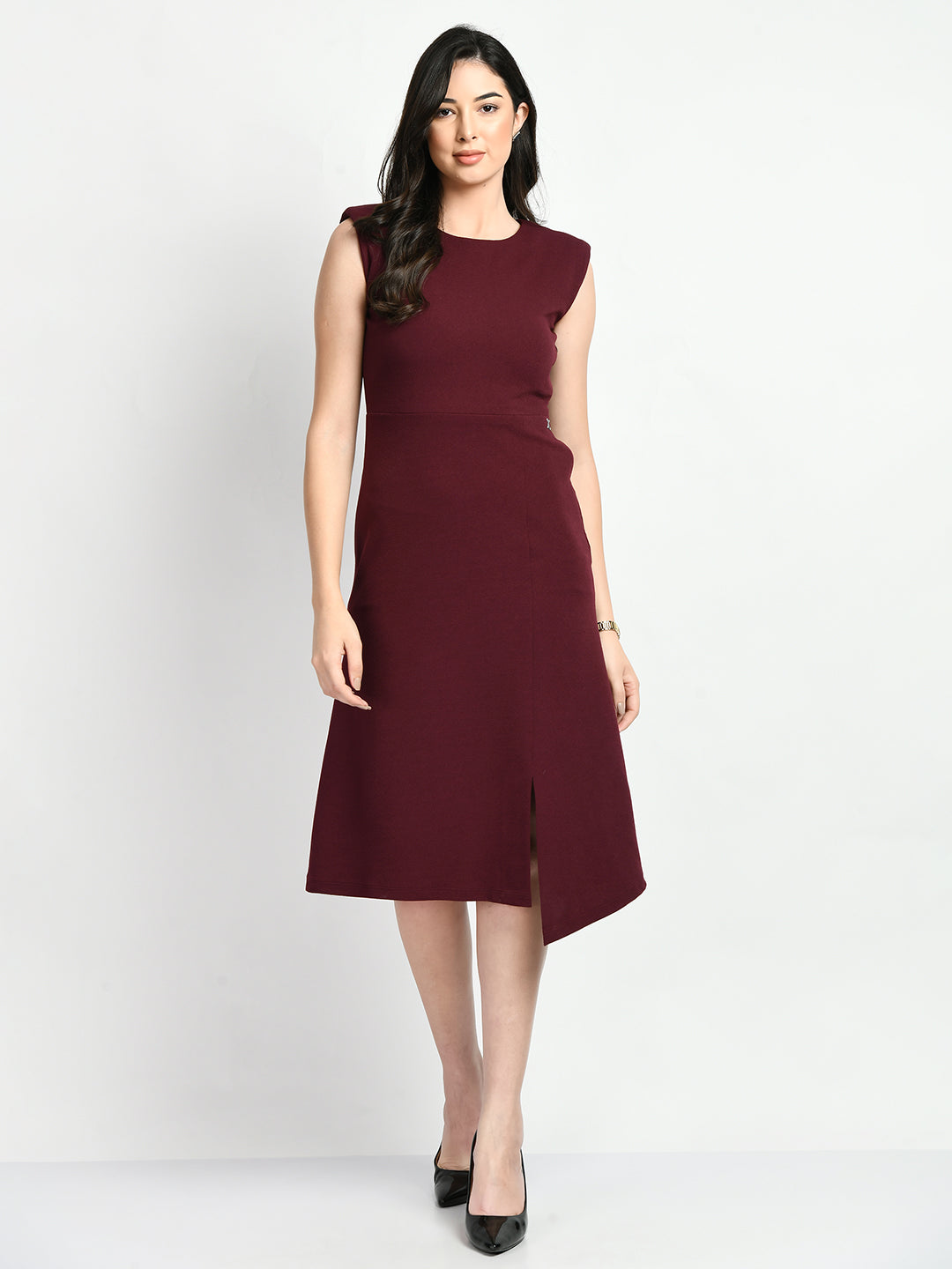 Exude Finesse Asymmetrical A-line Dress