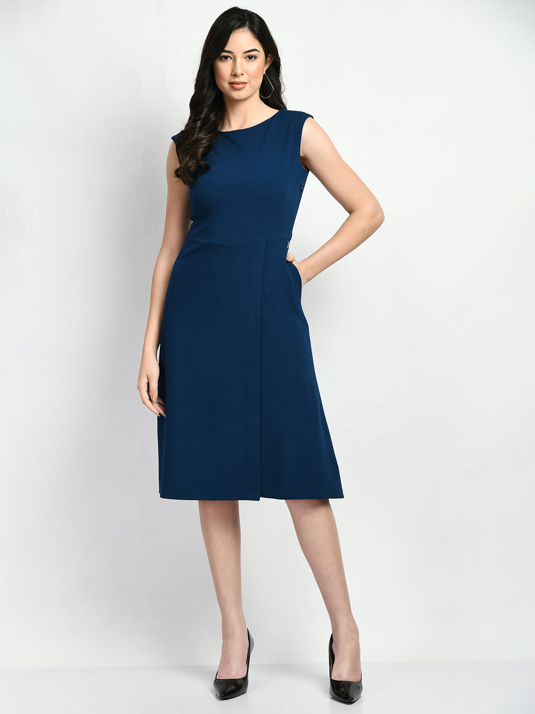 Exude Pride A-line Wrap Dress