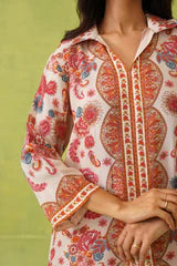 NOOR CREAM PAISLEY PRINTED SET- II