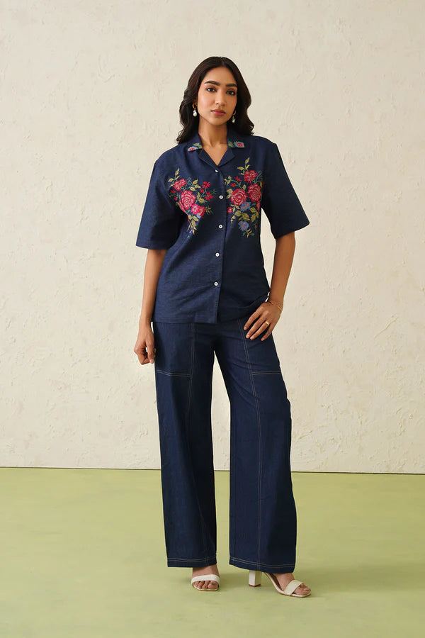 INDIGO BLOOM DENIM SET- II