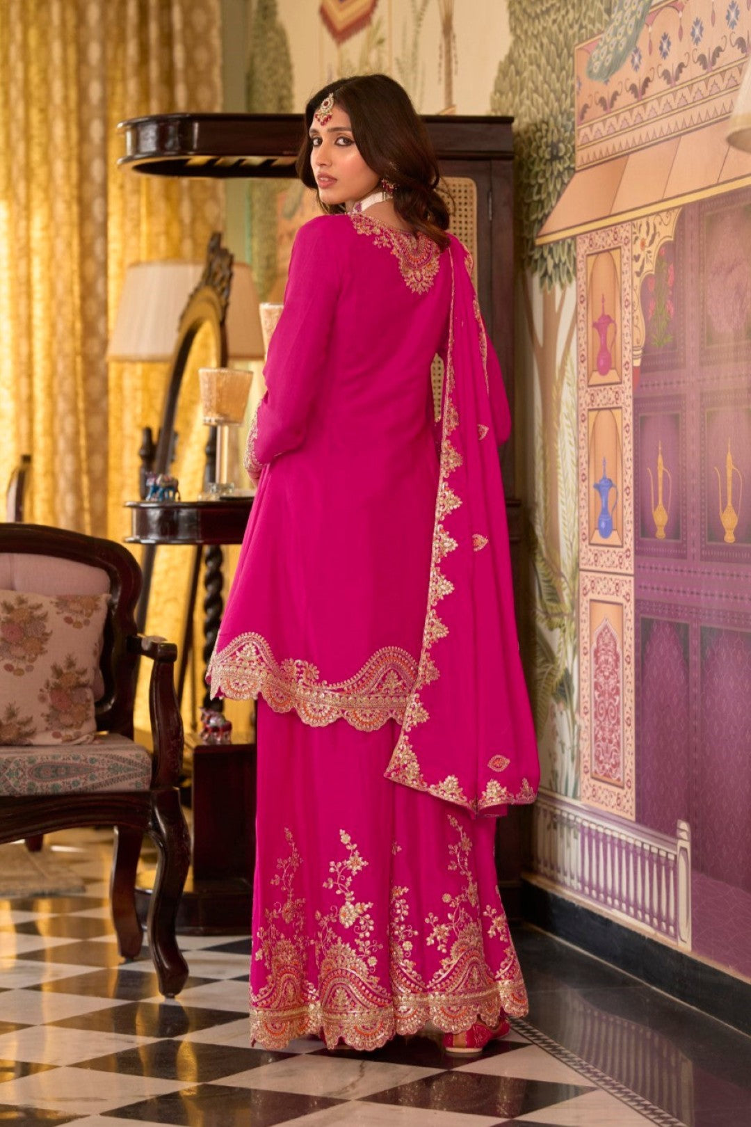 Rangrit Rani full work gharara set