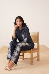 Denim Cross Stitch Co-ord Set- II