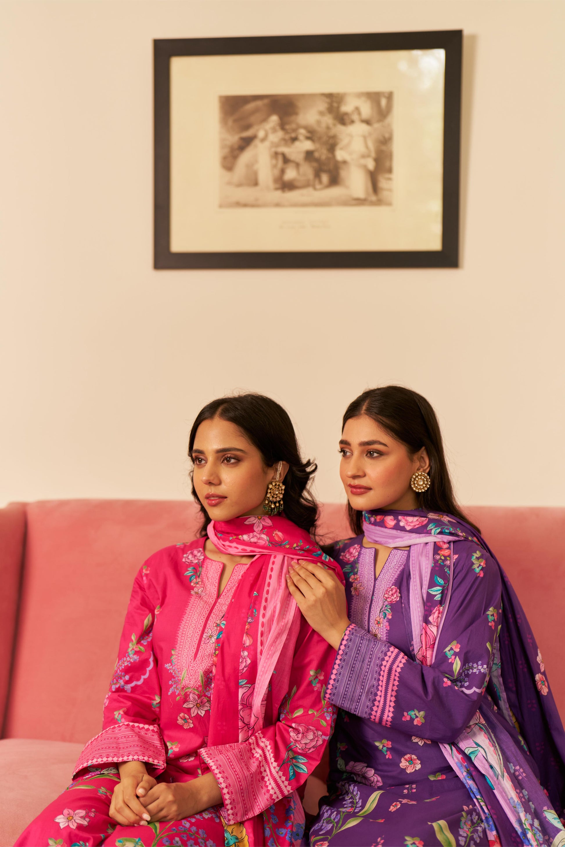 Dhwani Purple Kurta Set of 3