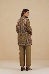 OLIVE PAISLEY PRINT CO-ORD SET- II
