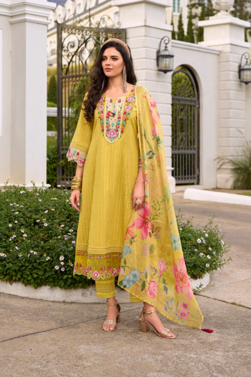 Akya Amber Embroidery Suit Set-AL