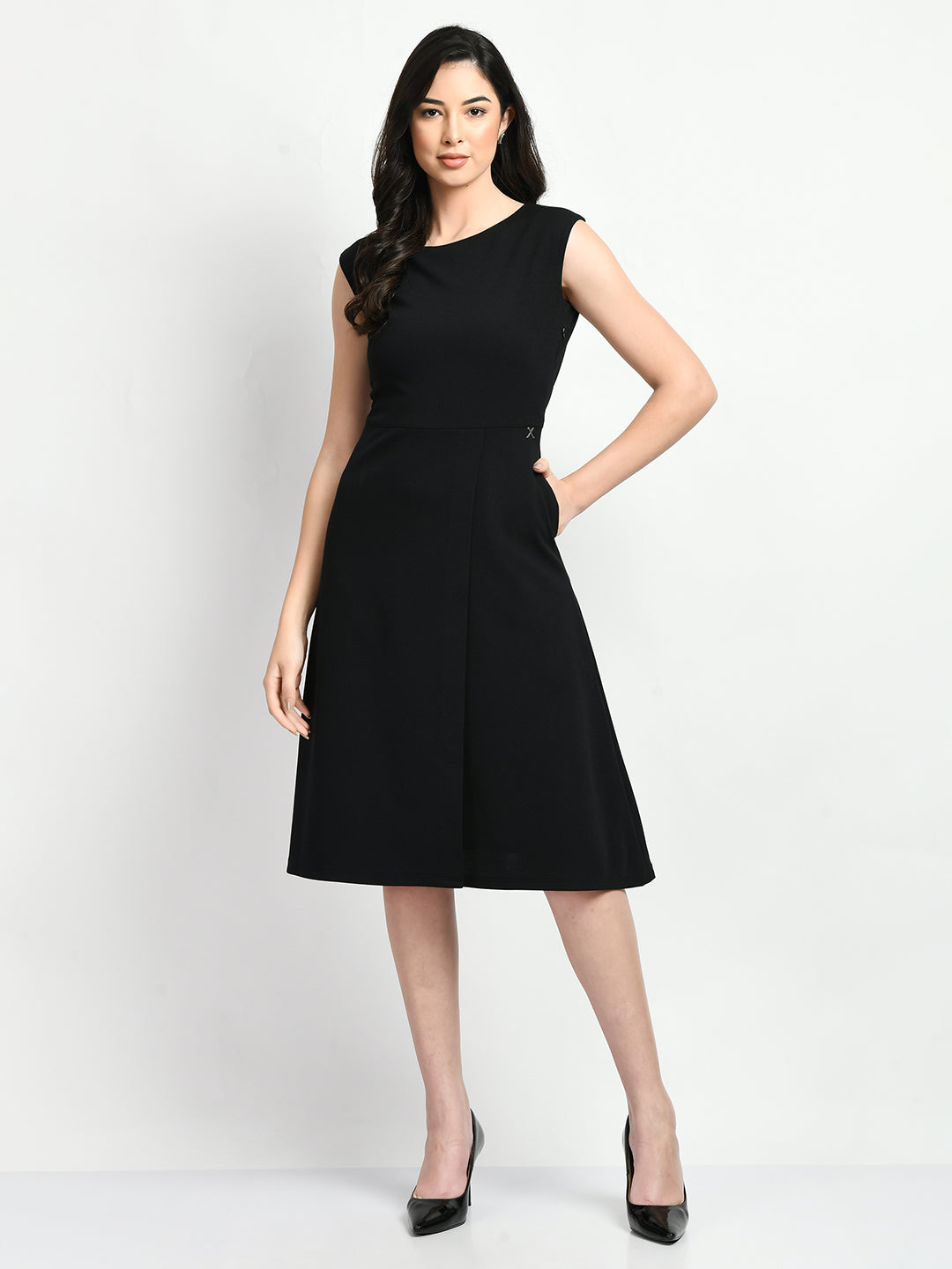 Exude Pride A-line Wrap Dress