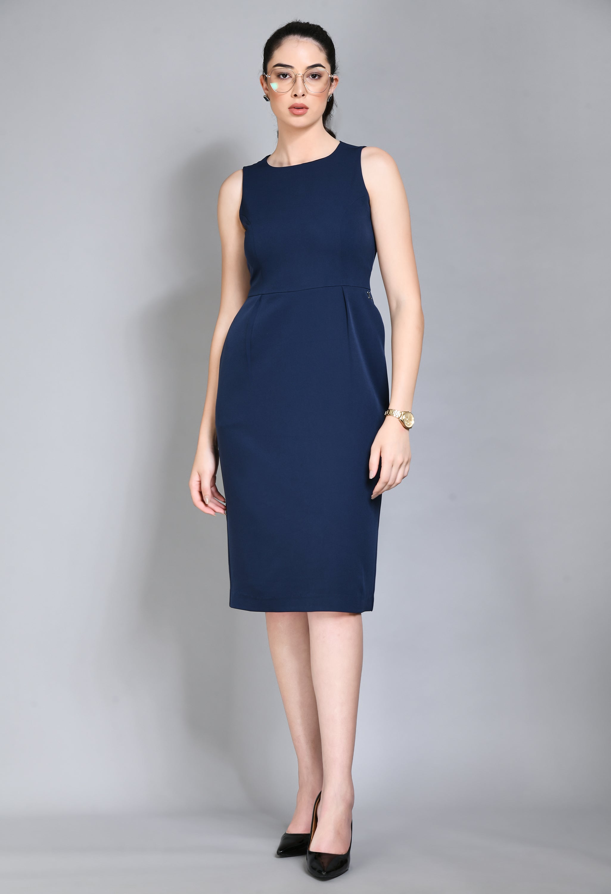 Exude Courage Sleeveless Sheath Dress