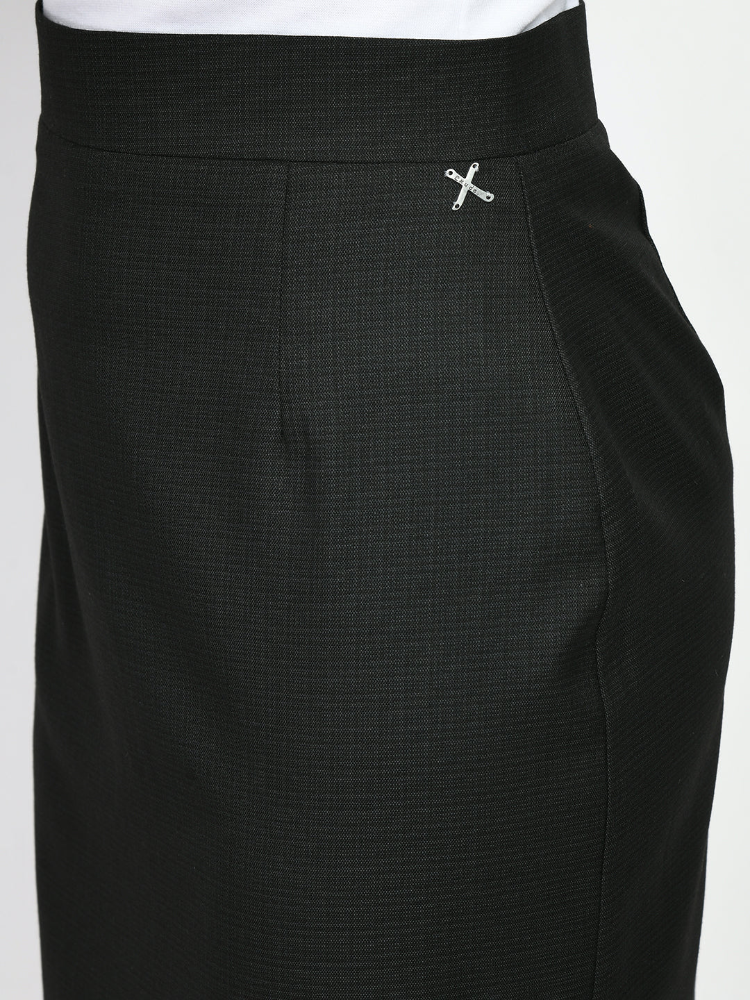 Exude Empathy Checked Pencil Skirt