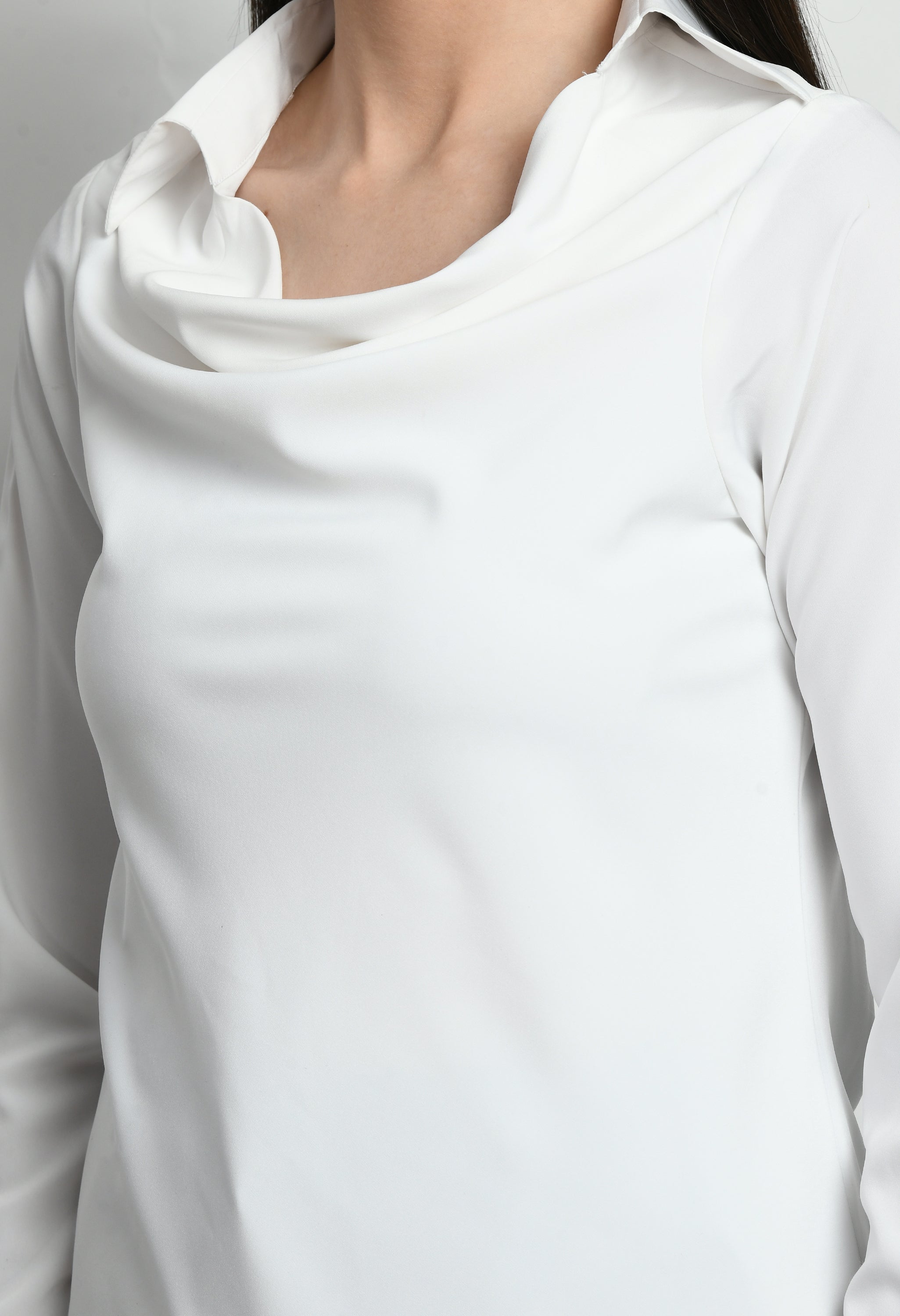 Exude Freshness Cowl Neck Top