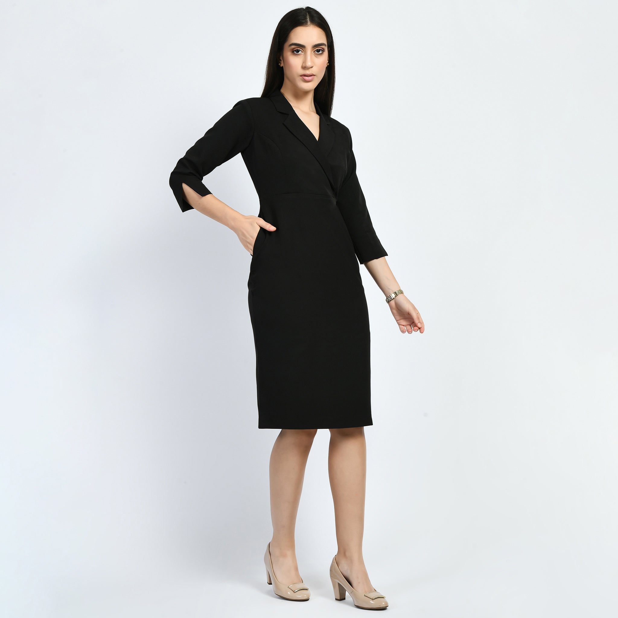 Exude Wonder Blazer Sheath Dress