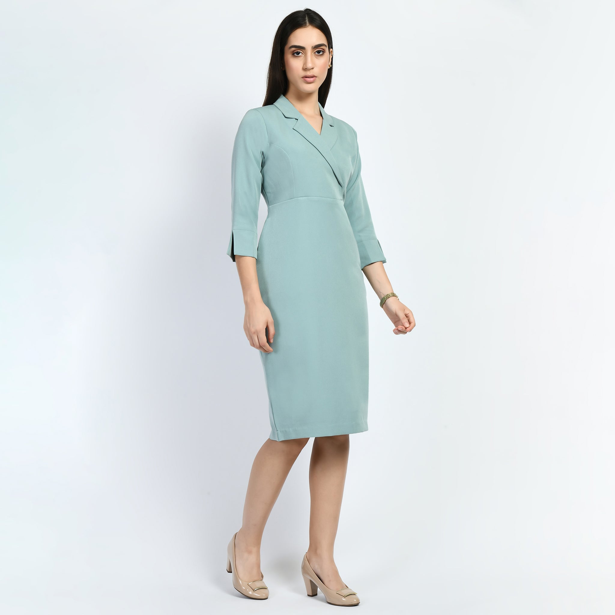 Exude Wonder Blazer Sheath Dress