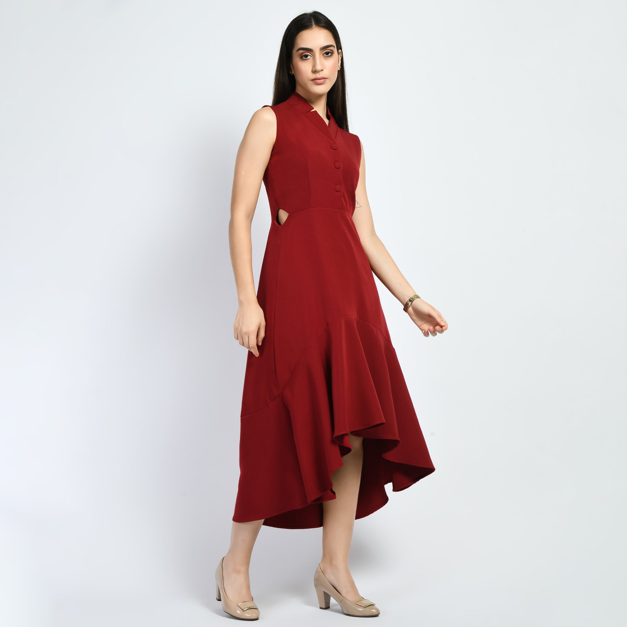 Exude Vivacity Cut out Maxi Dress