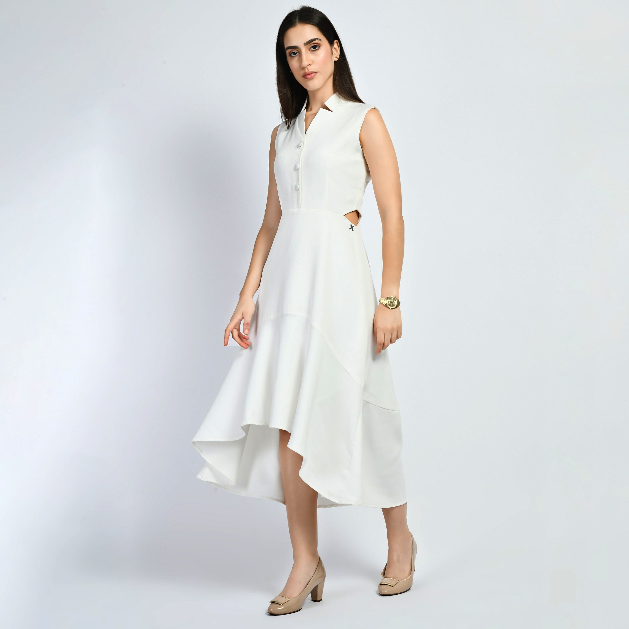 Exude Vivacity Cut-out Maxi Dress