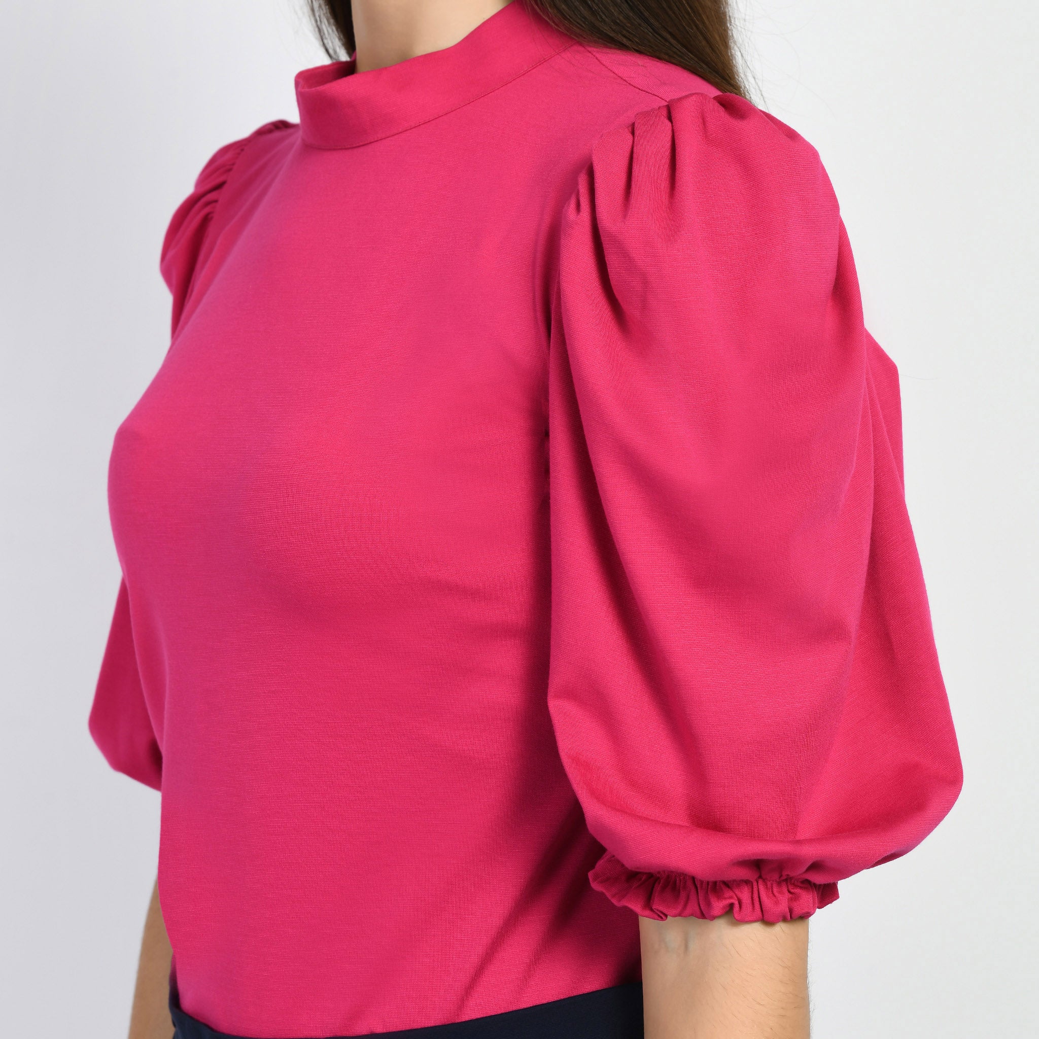 Exude Glamour Puffed Sleeves T-shirt