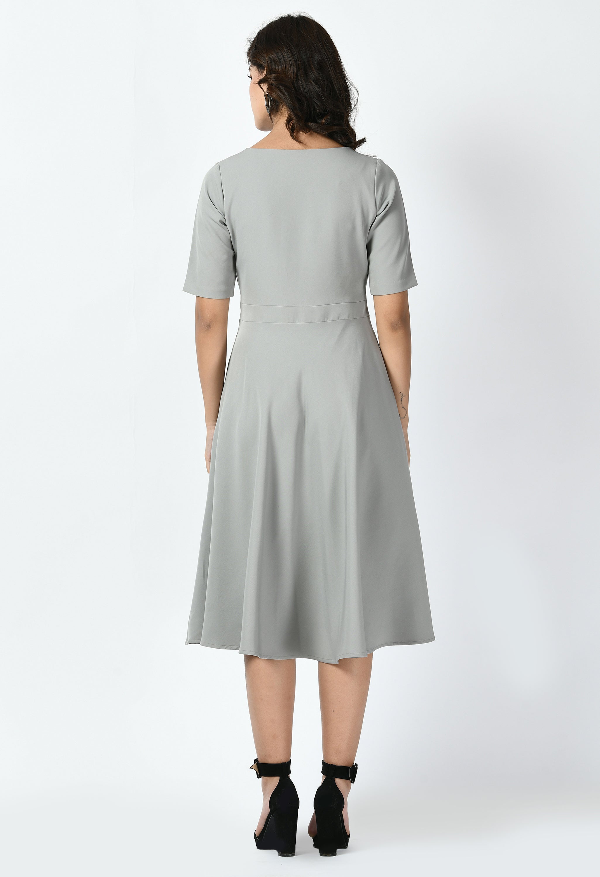 Exude Epitome Classic A-line Dress