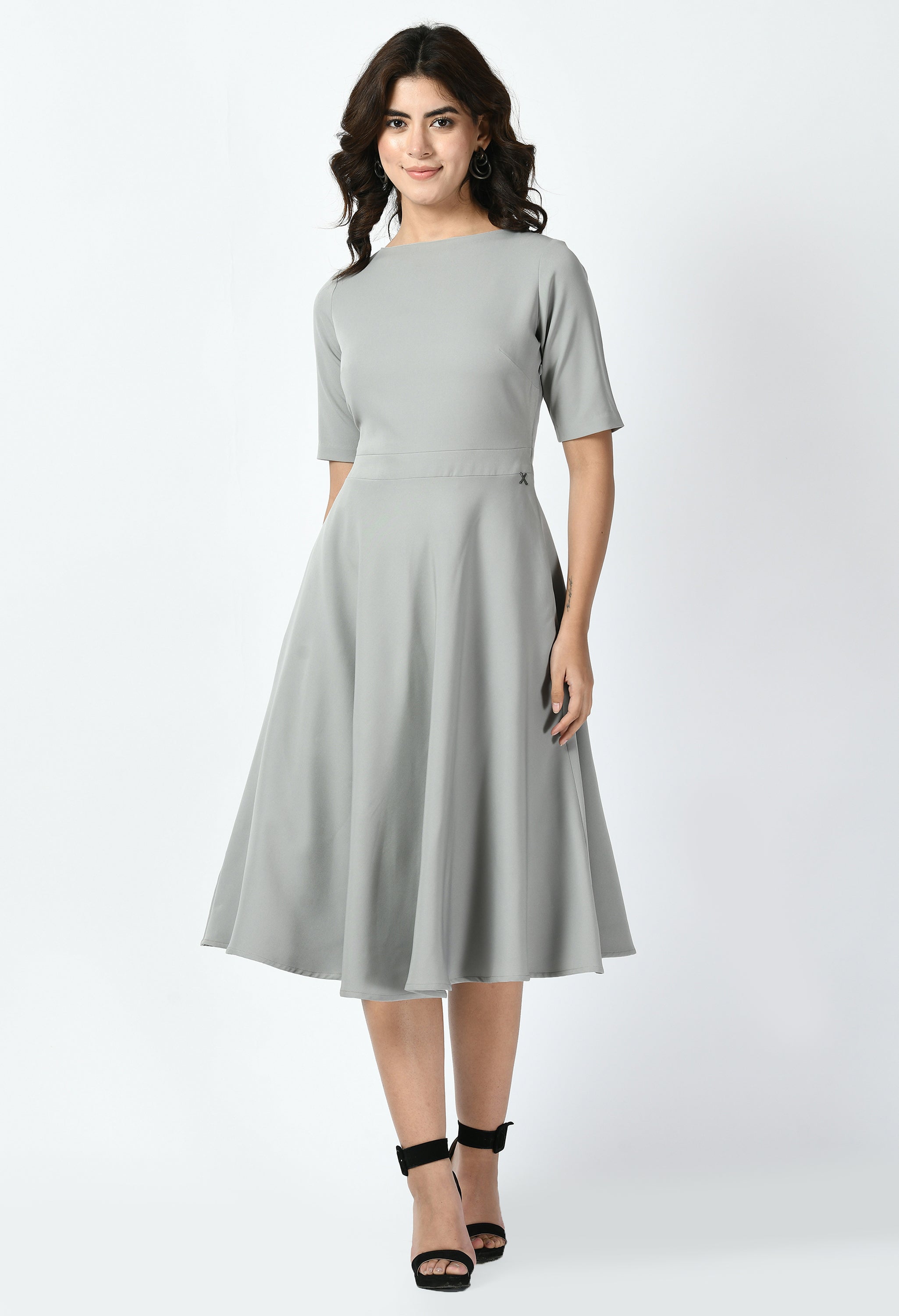 Exude Epitome Classic A-line Dress