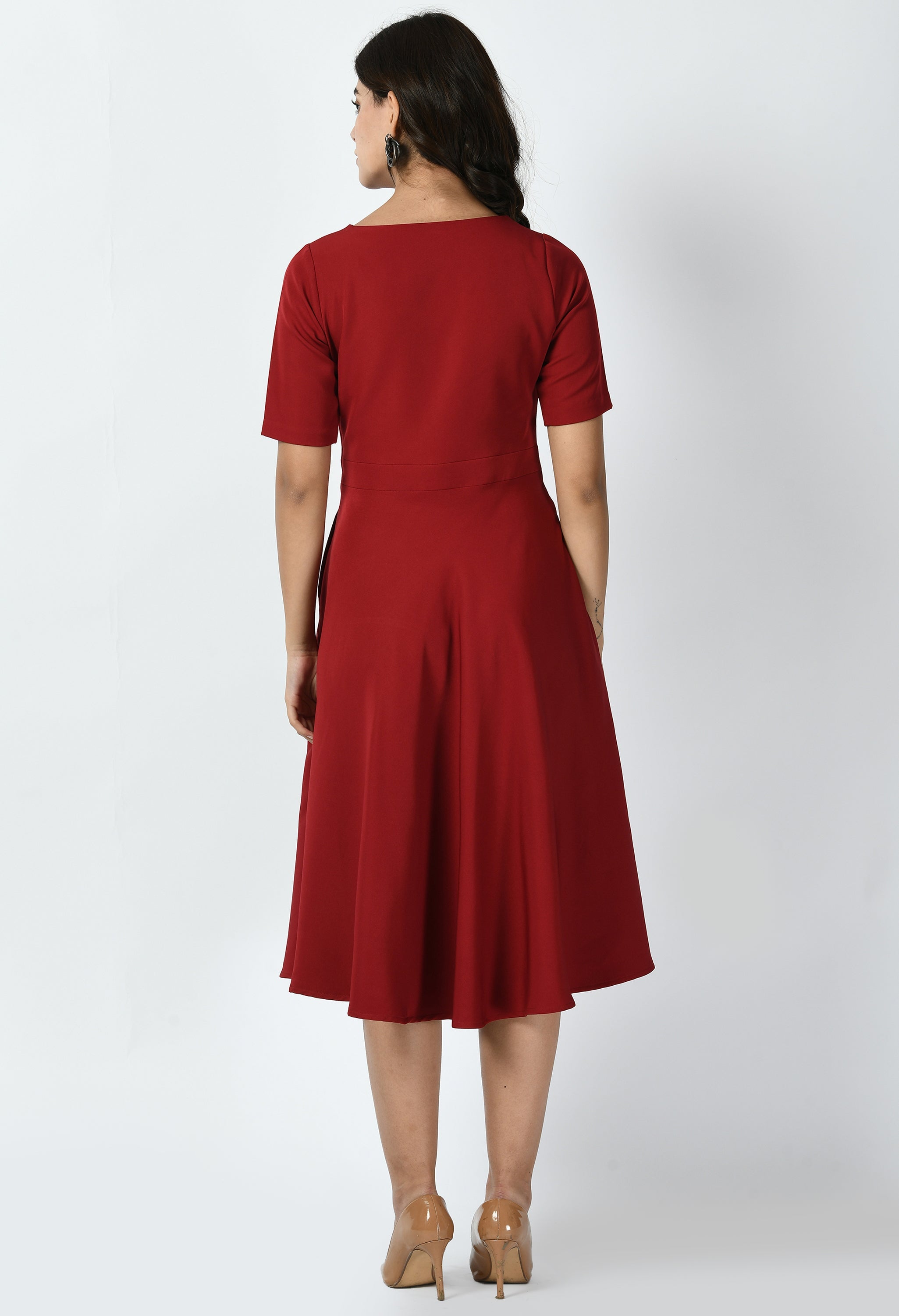 Exude Epitome Classic A-line Dress