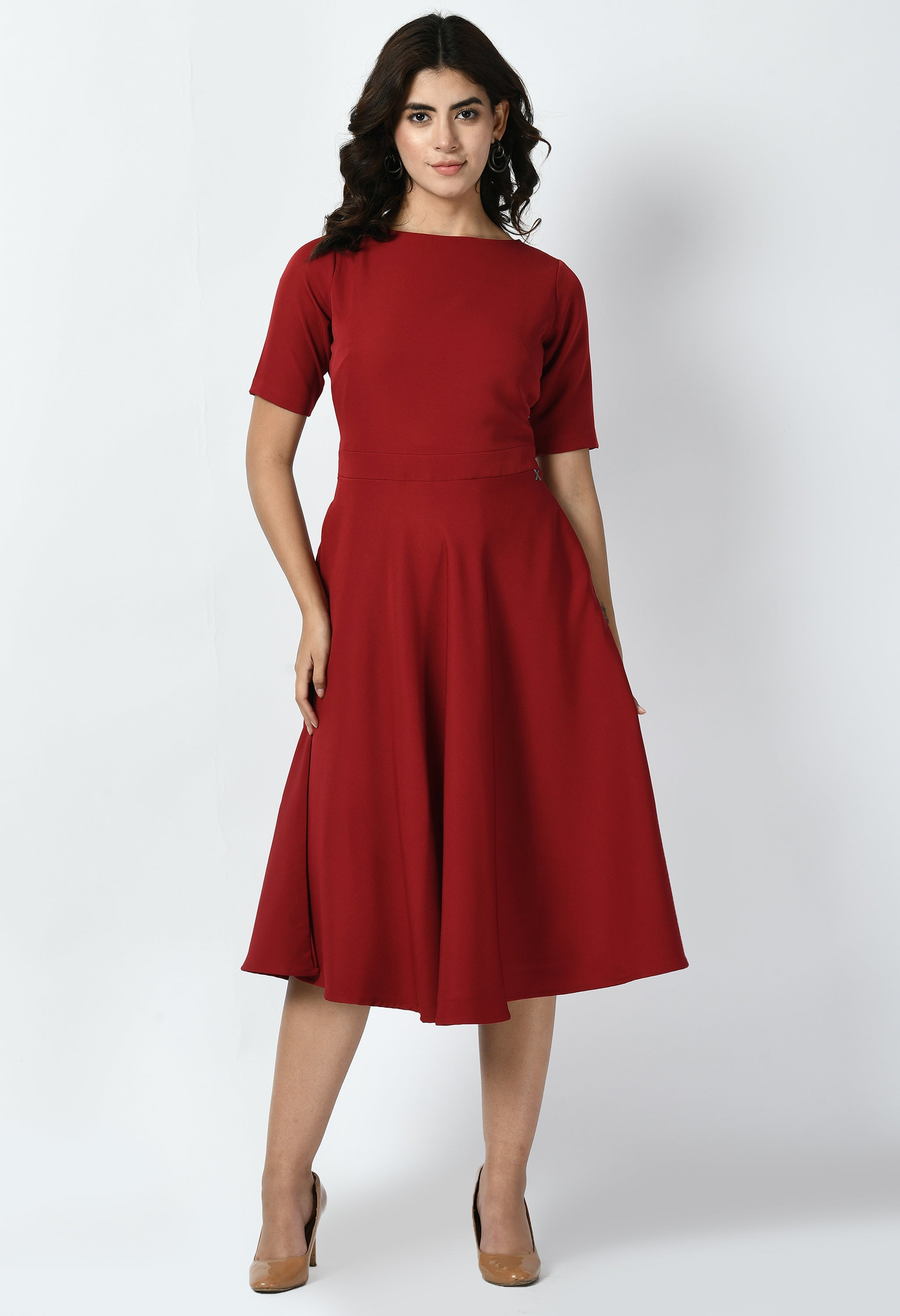 Exude Epitome Classic A-line Dress