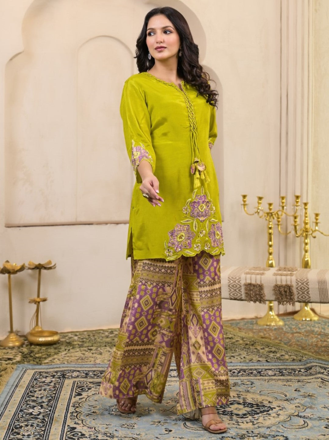 Kara basil Premium co-ord set-AL