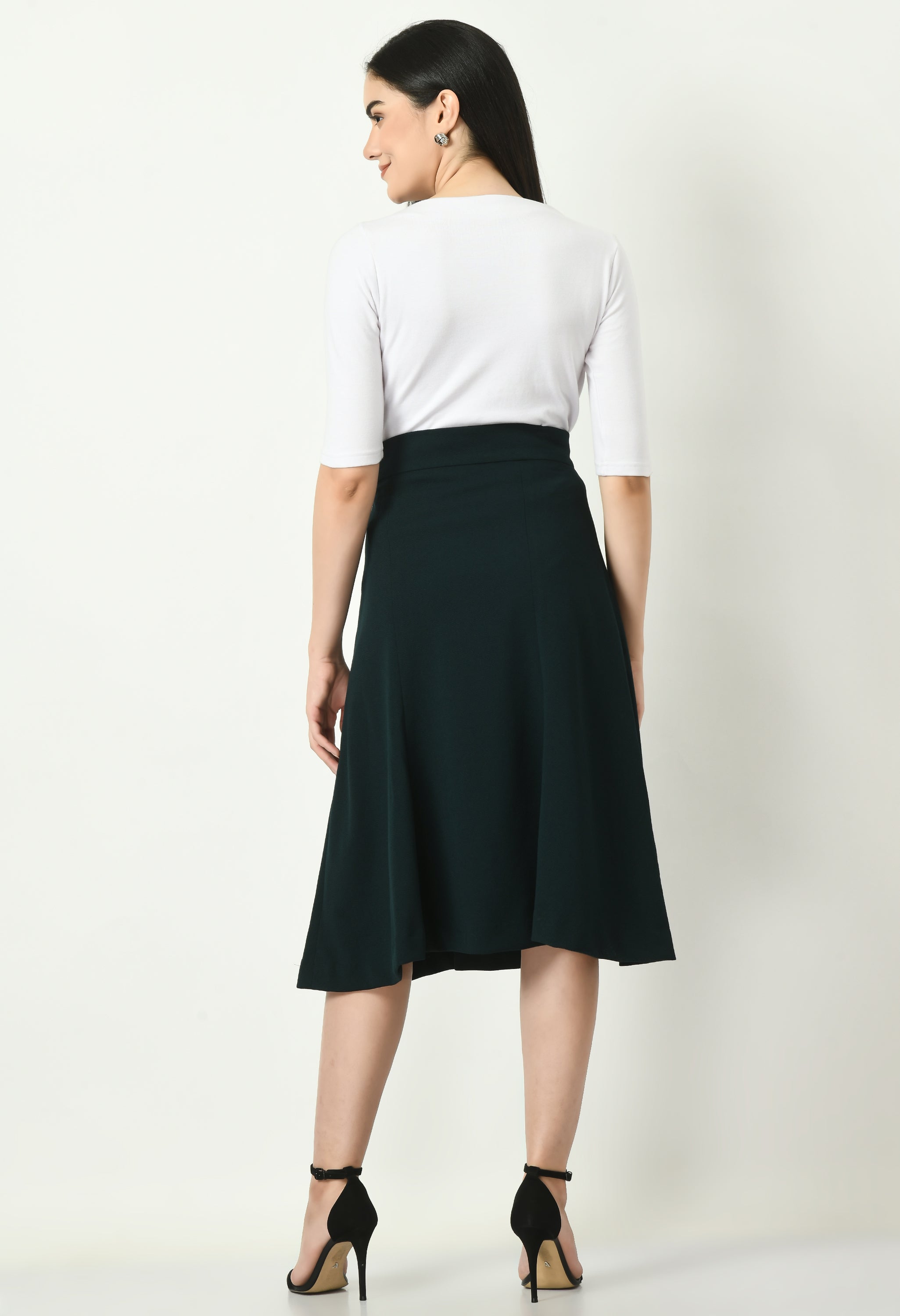 Exude Victory A-line Midi Skirt