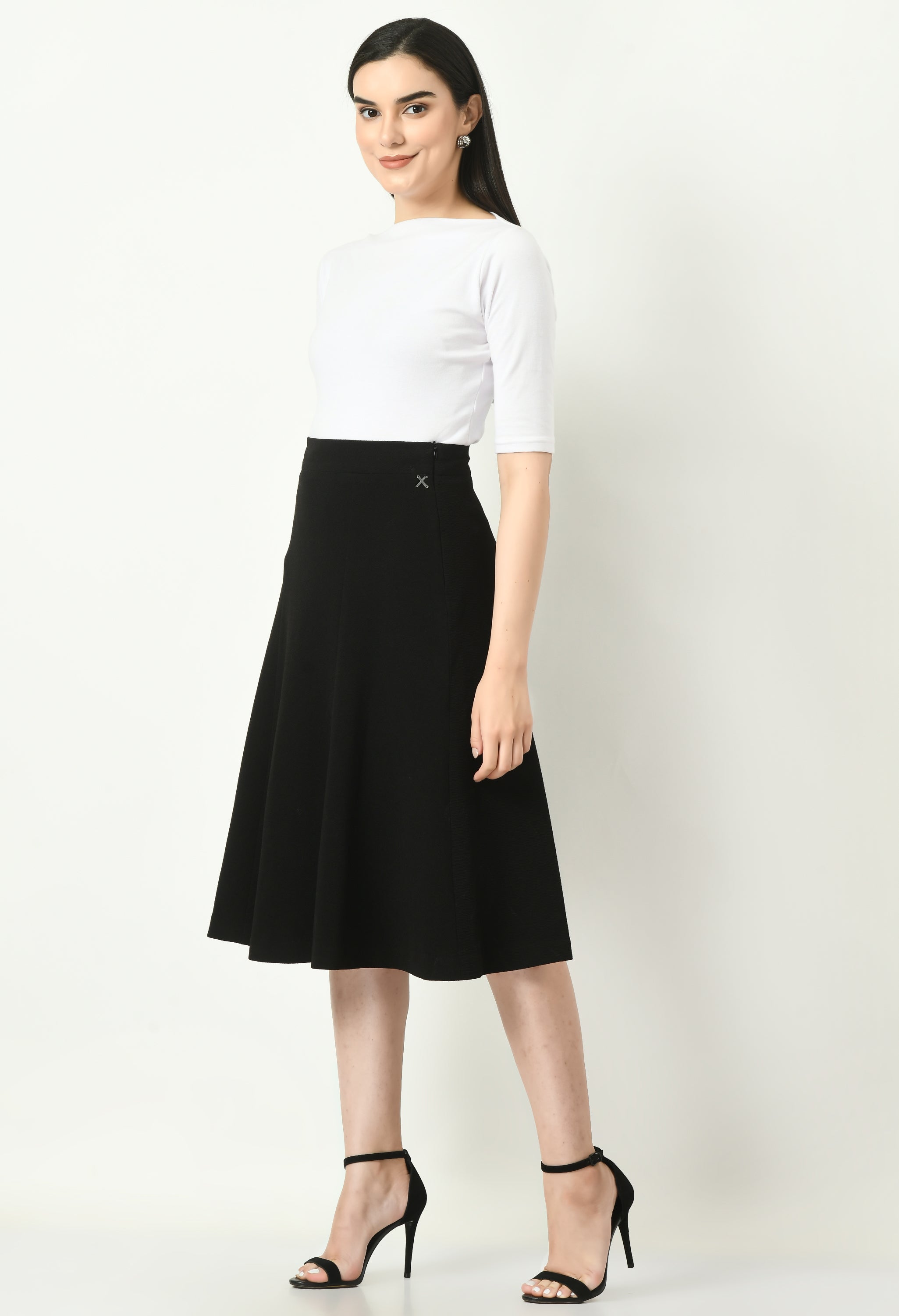 Exude Victory A-line Midi Skirt