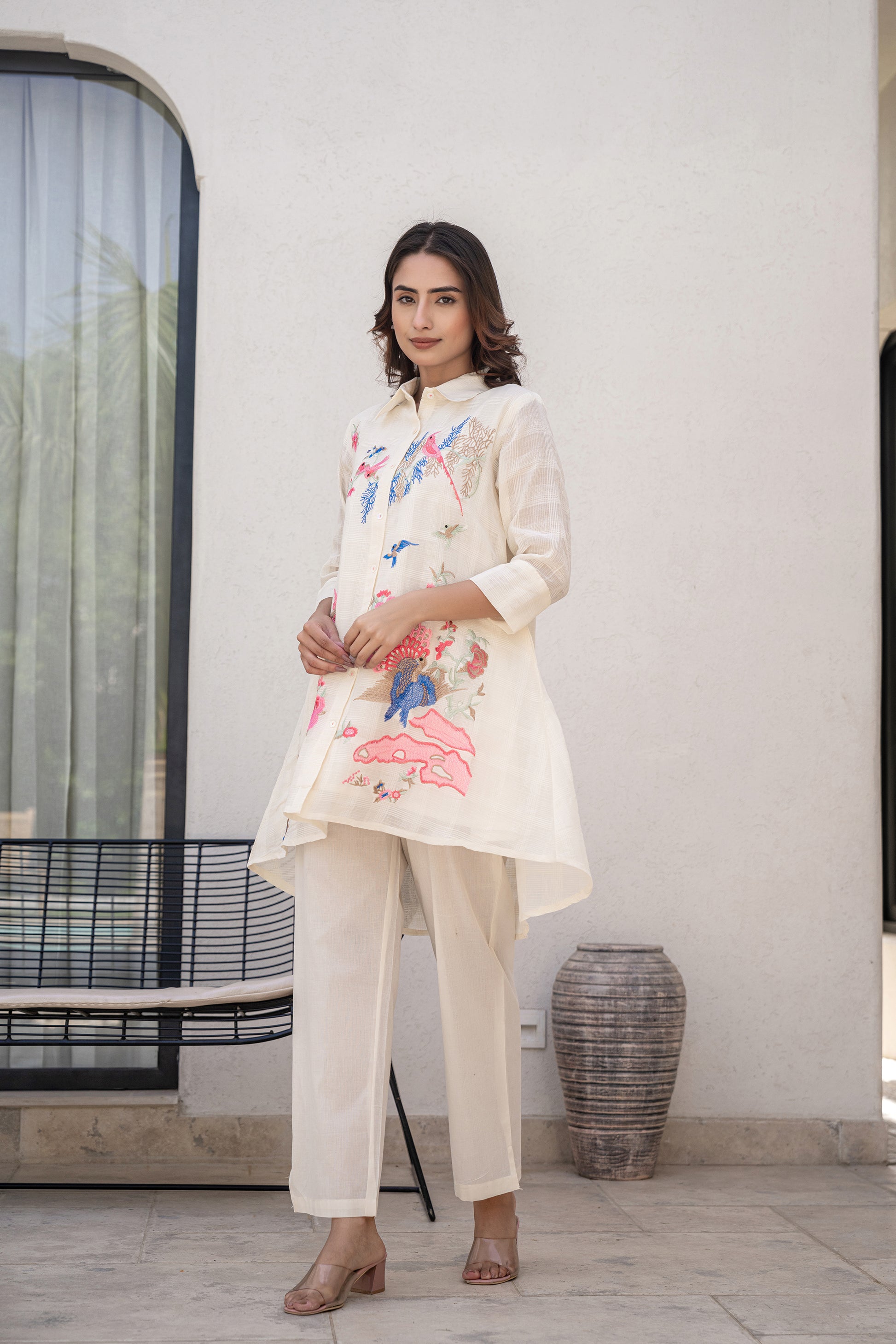 Teresa Birdy Cotton Co-ord Set- AL
