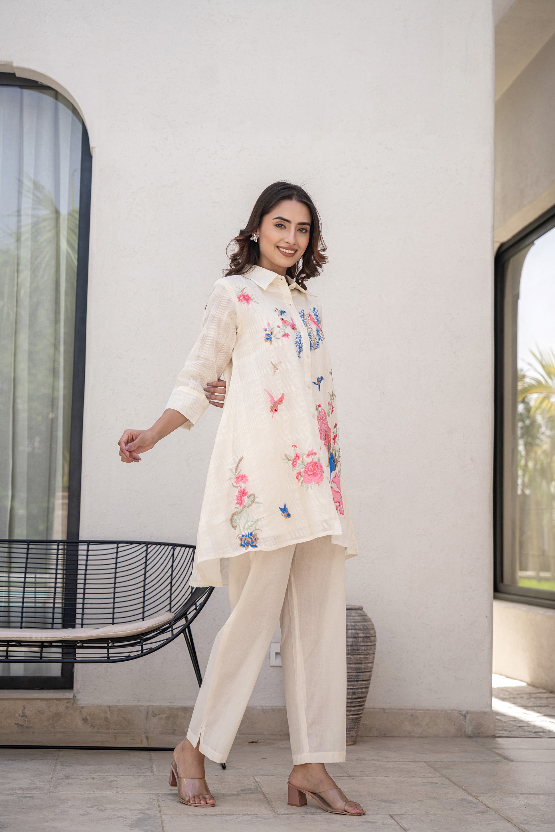 Teresa Birdy Cotton Co-ord Set- AL