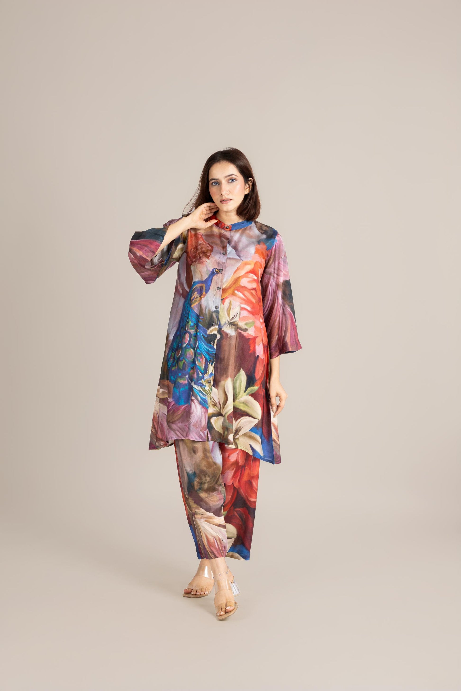 Feathered grace crane set
