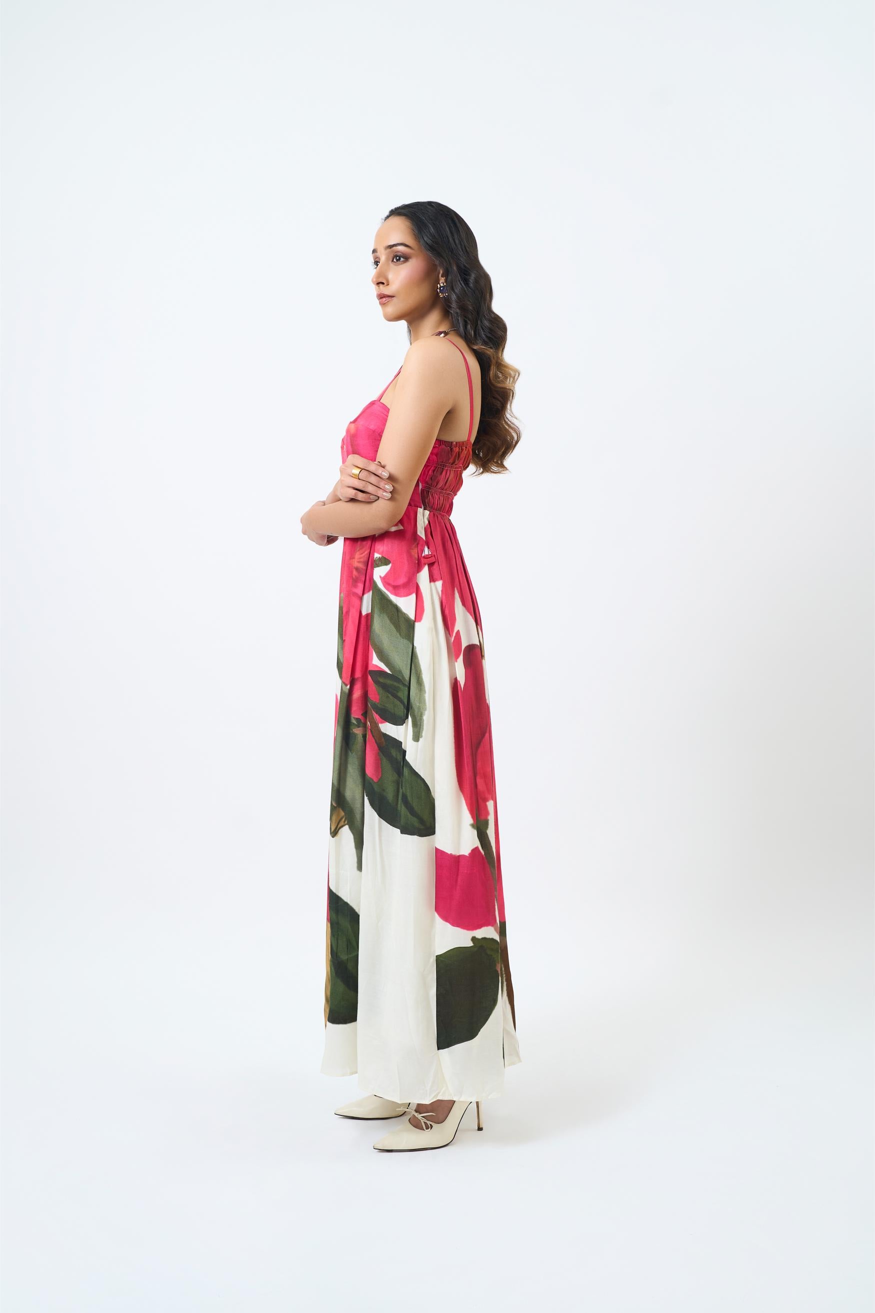 Flamingo Strappy Dress