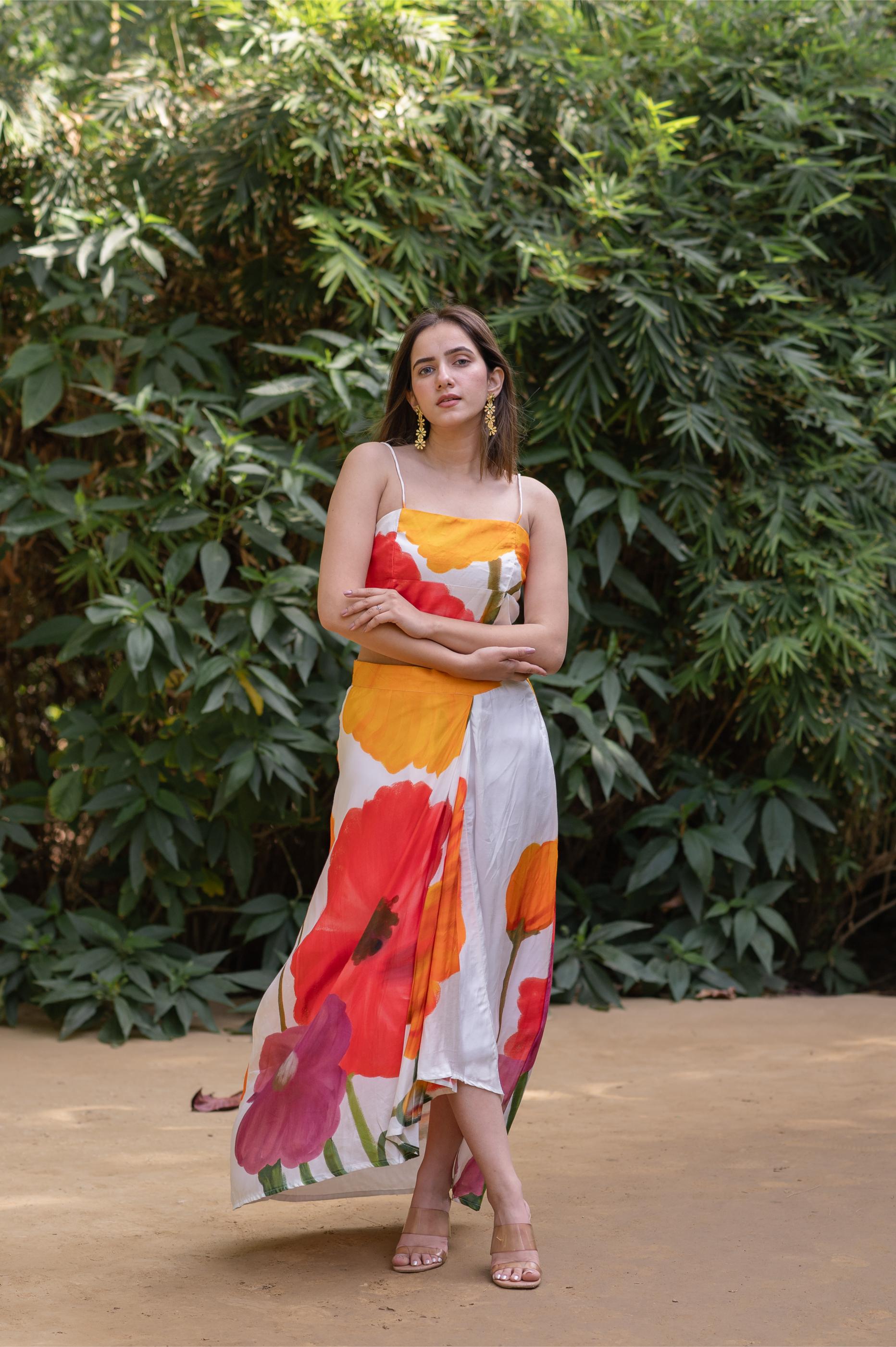 FLORAL SKIRT SET -SET 3