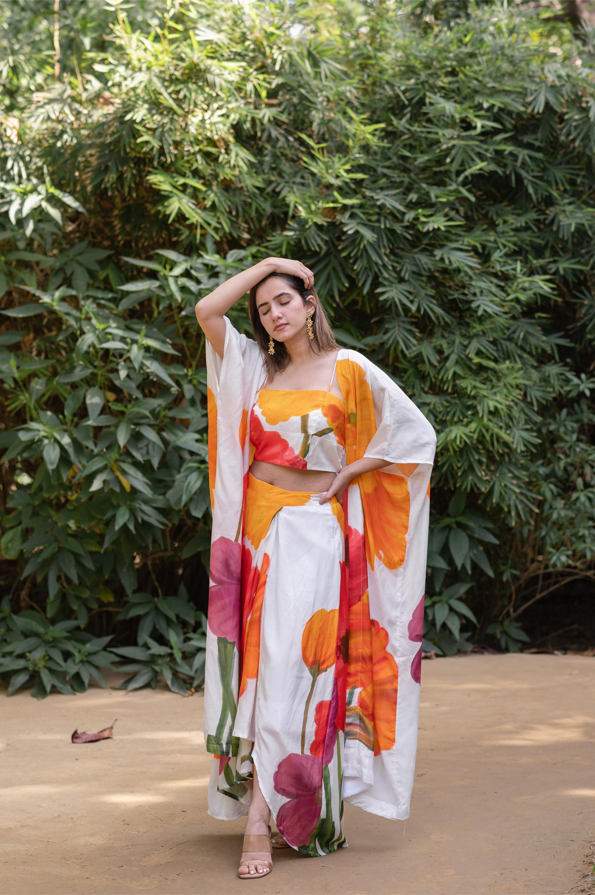 FLORAL SKIRT SET -SET 3