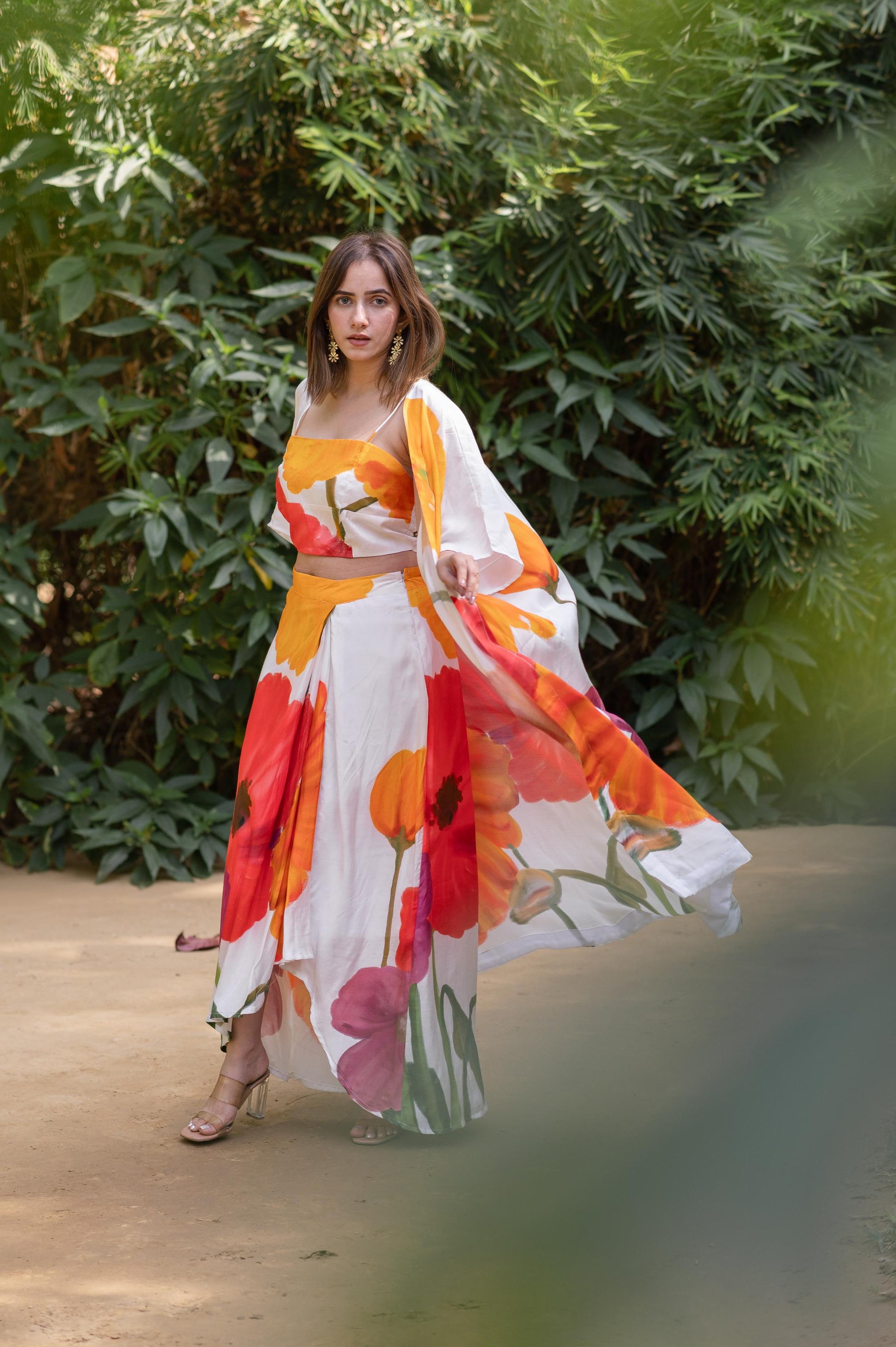FLORAL SKIRT SET -SET 3