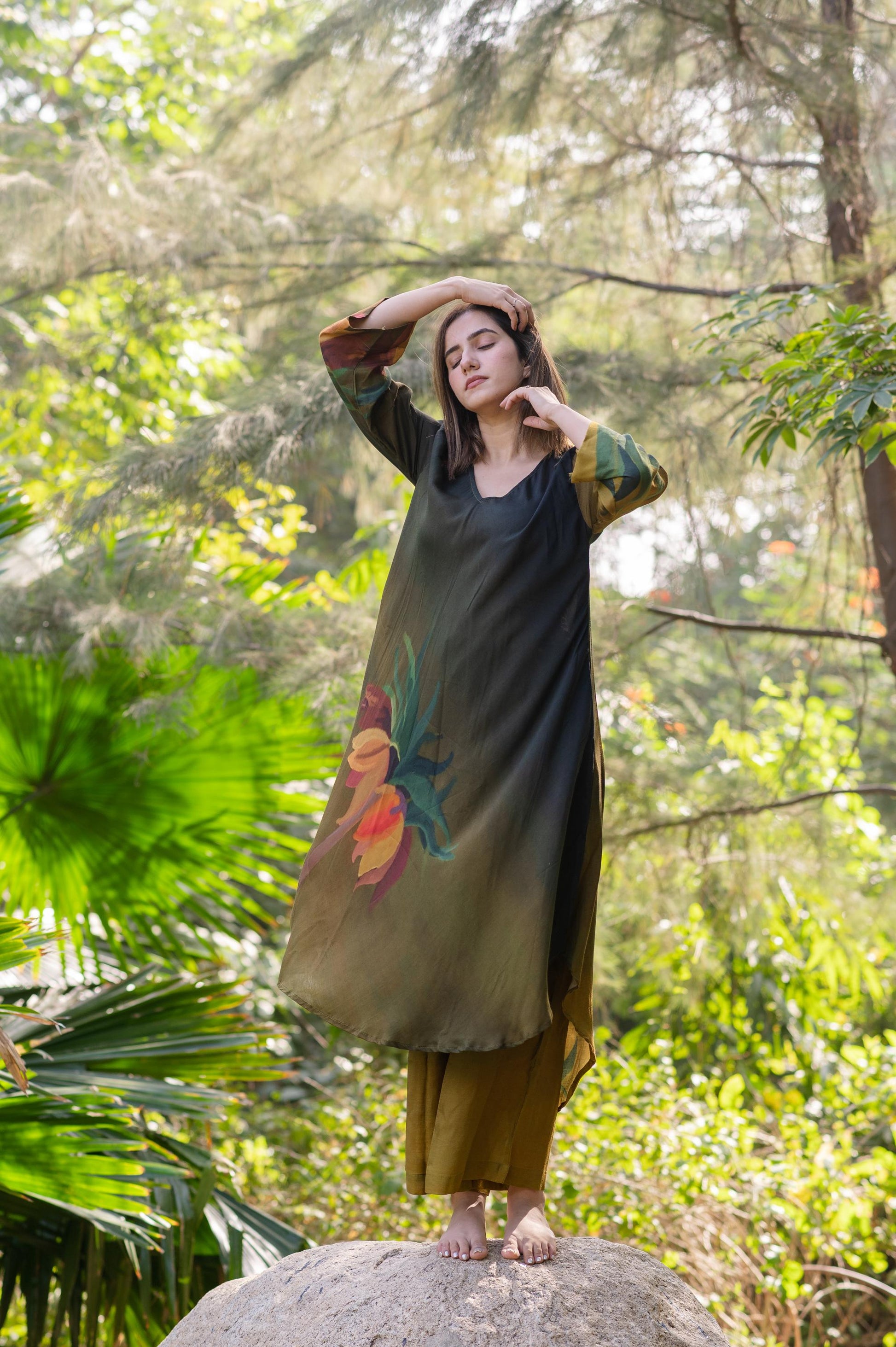 GOLDEN HOUR KURTA SET -SET OF 2