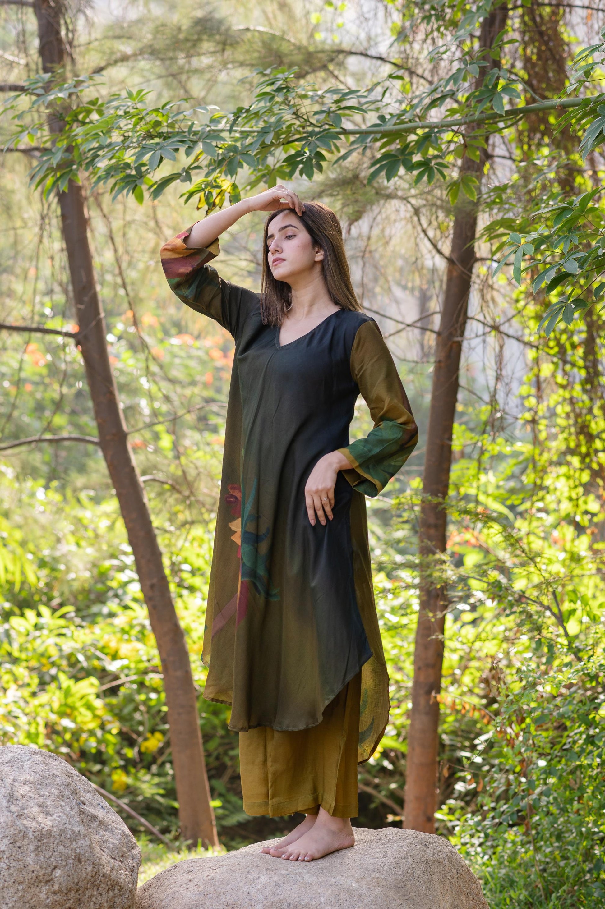 GOLDEN HOUR KURTA SET -SET OF 2