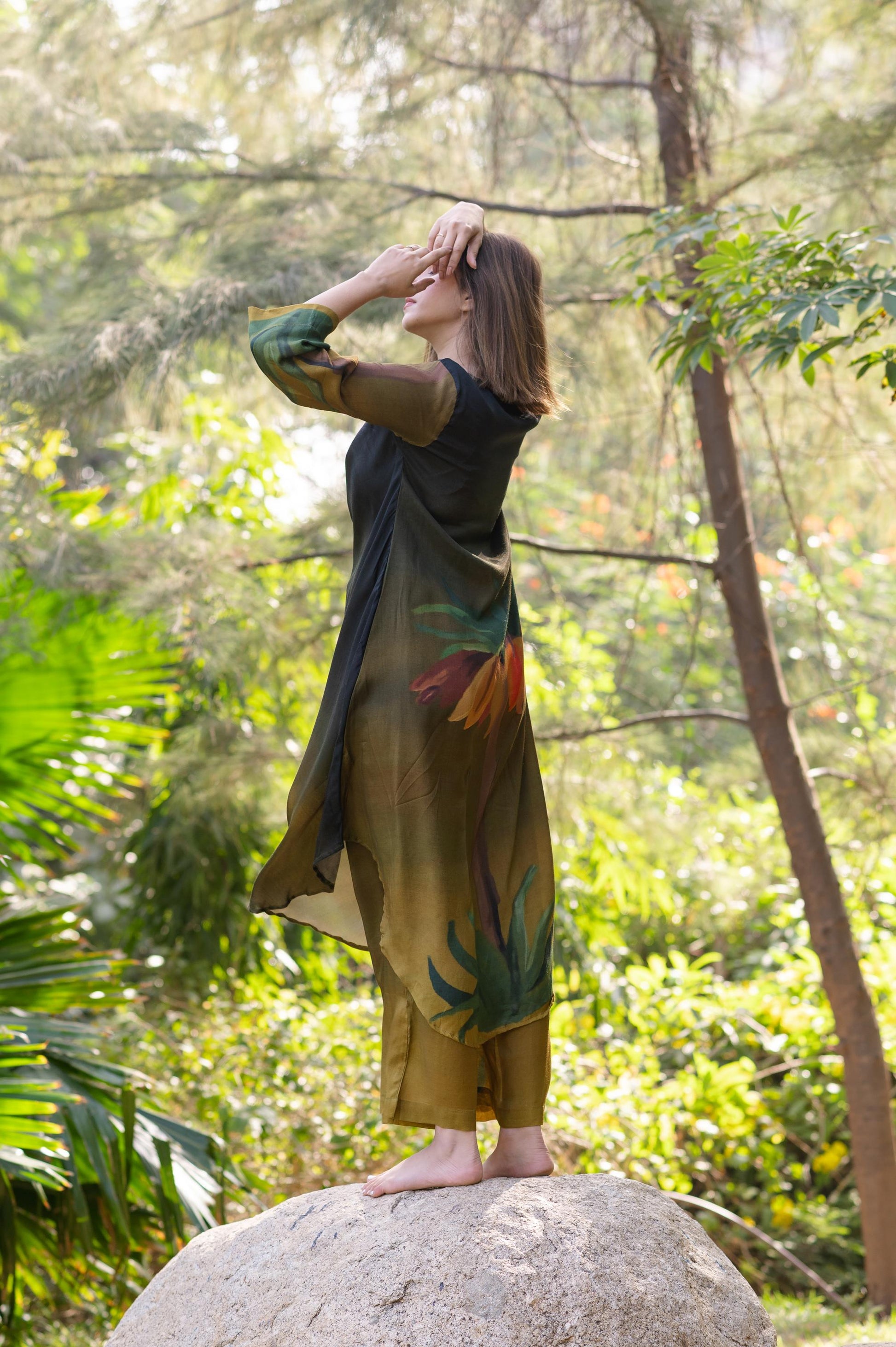 GOLDEN HOUR KURTA SET -SET OF 2