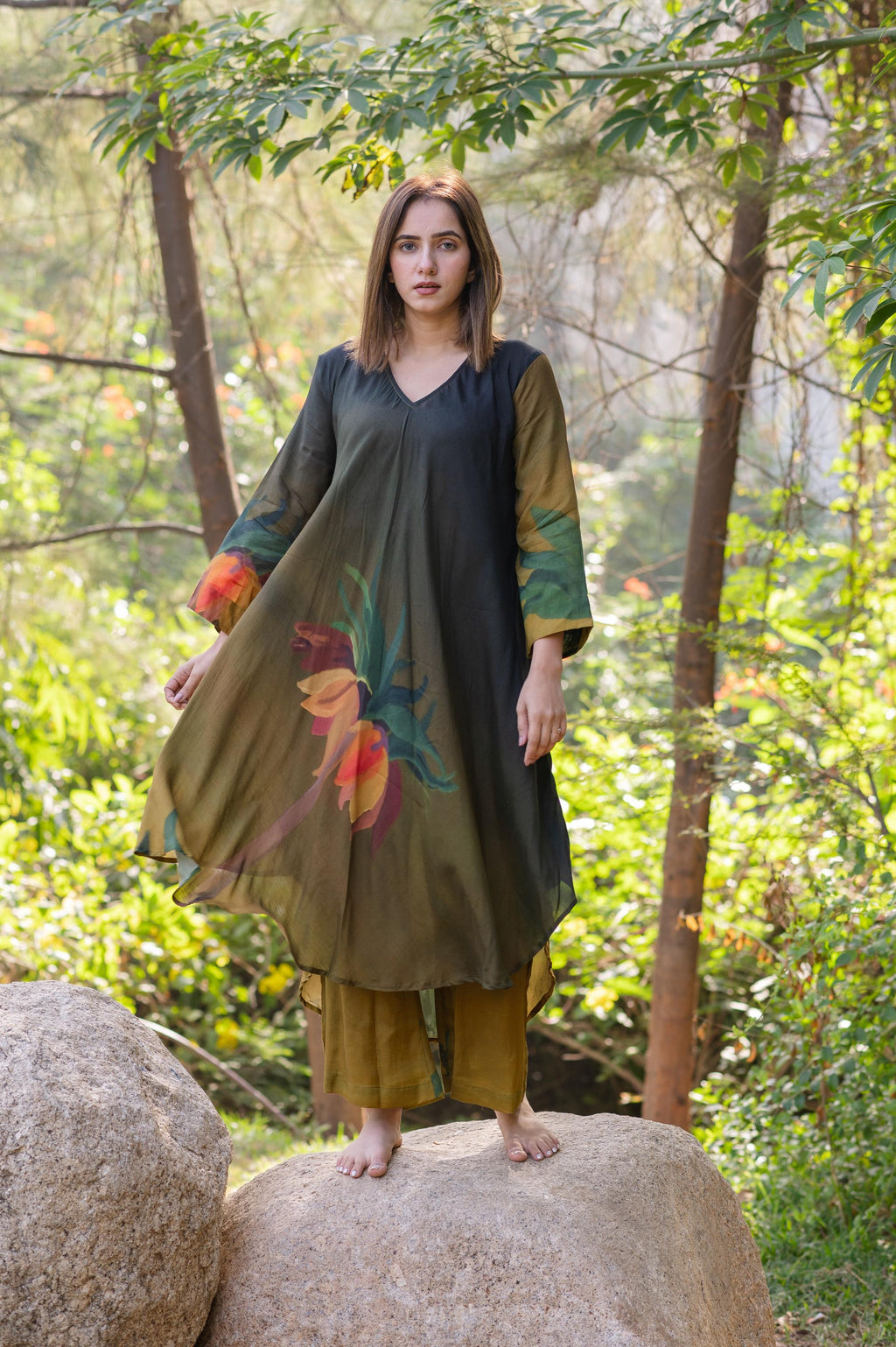 GOLDEN HOUR KURTA SET -SET OF 2